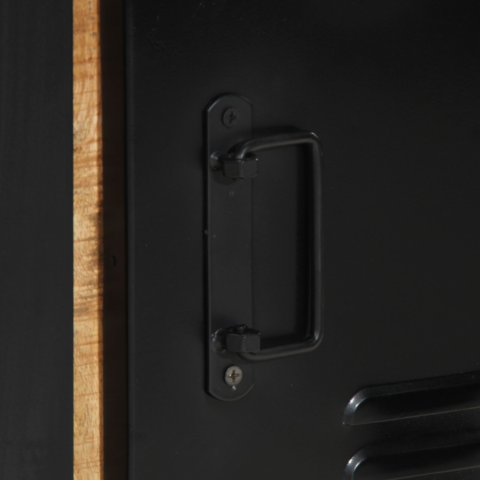 Fürdőszoba szekrény 40x35x75 cm tömör fa durva mangó