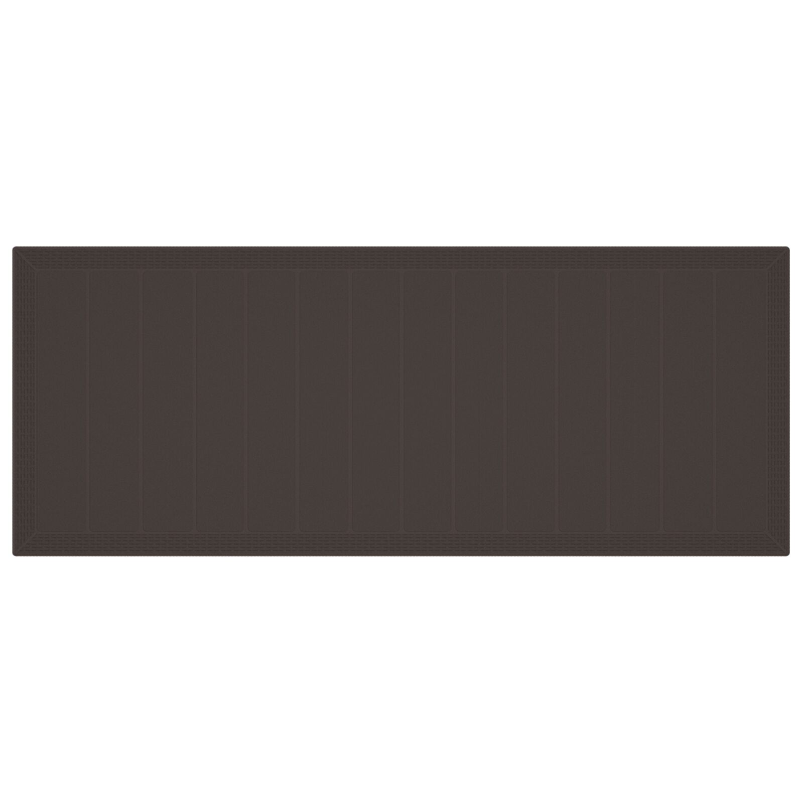 11 darabos kerti étkezőgarnitúra párnákkal barna poli rattanból