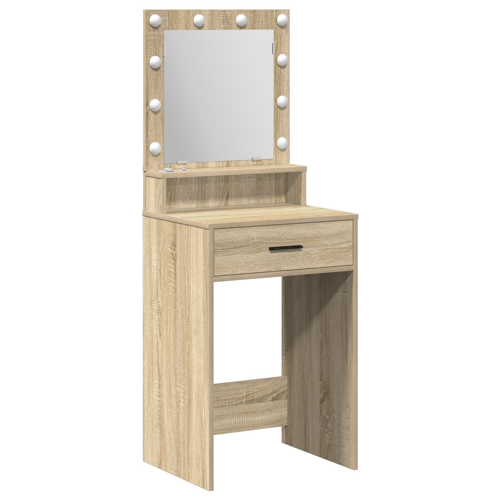 Sminktükör led fénnyel, sonoma tölgy, 50x41x135 cm Sminktükör led fénnyel, sonoma tölgy, 50x41x135 cm