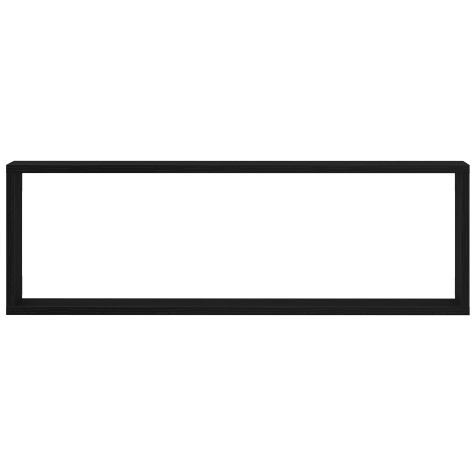 Fali polcok 4 db fekete tölgy 80x15x26 cm mérnöki fa