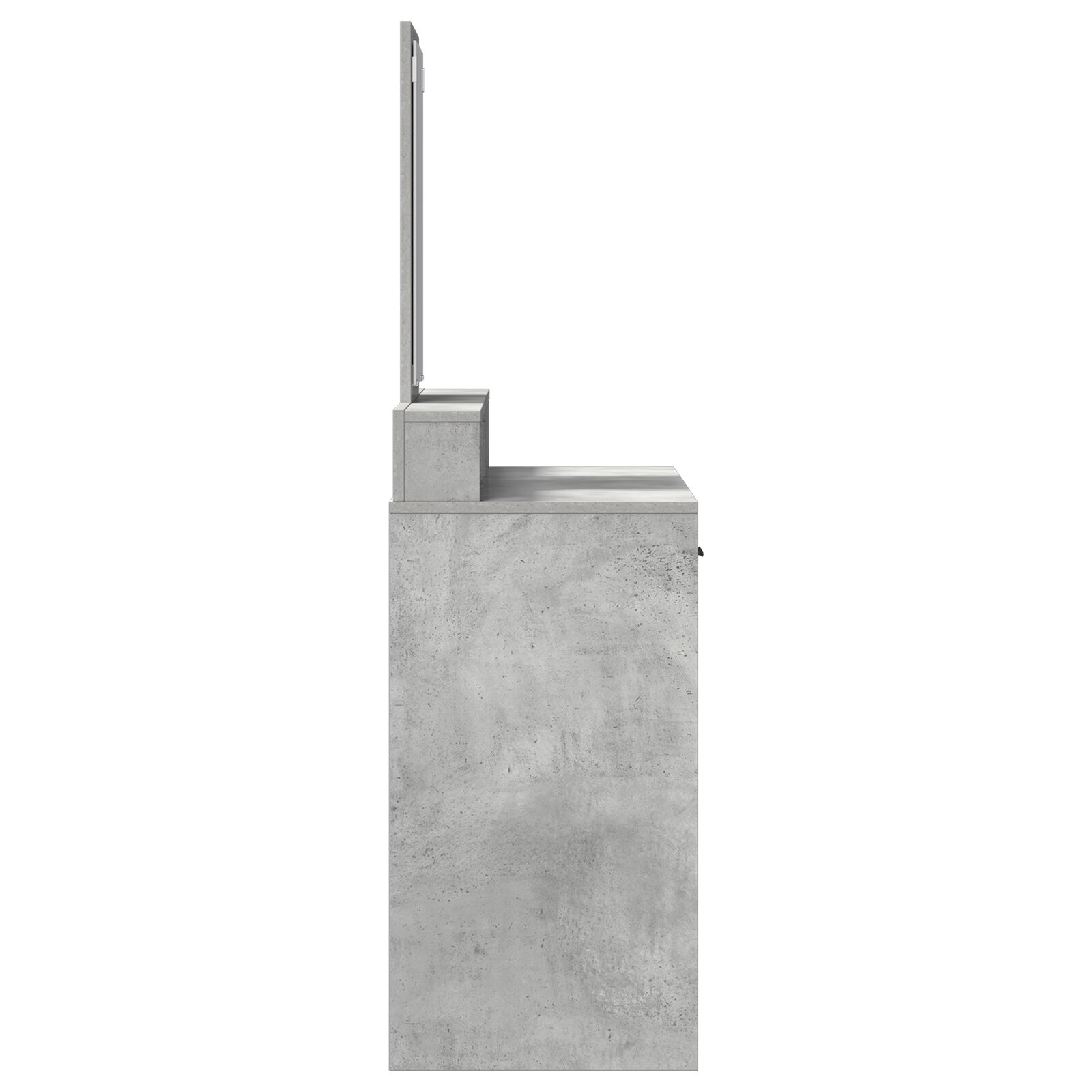 Sminkasztal fiókokkal beton szürke 100x41x140 cm