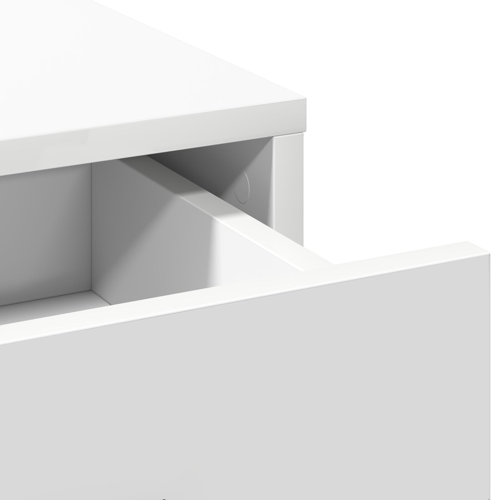 Sminkasztal led fényekkel - fehér - 79x41x140 cm