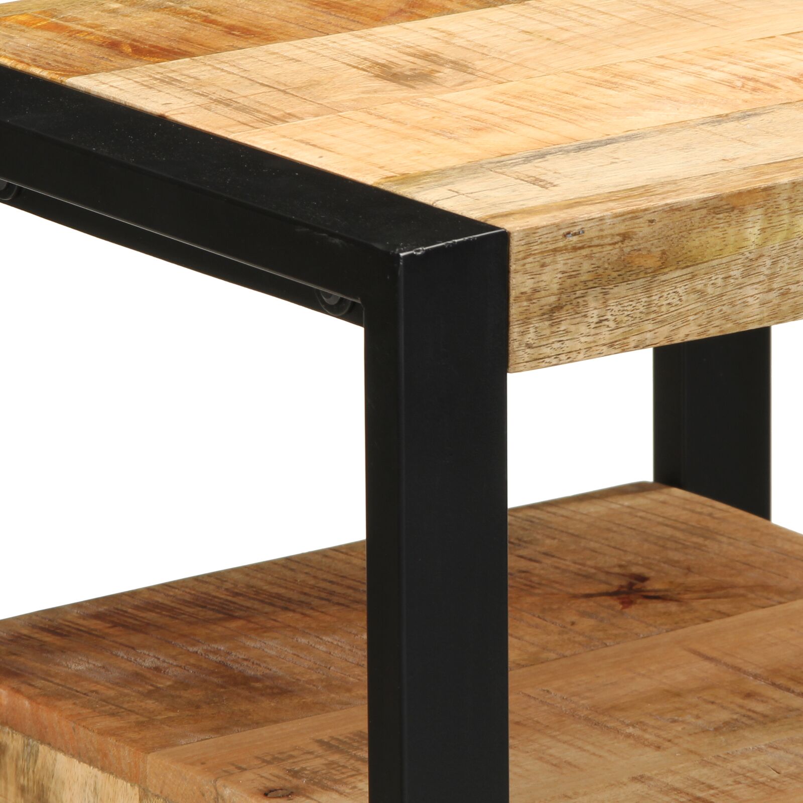 Fürdőszoba szekrény 40x35x75 cm tömör fa durva mangó