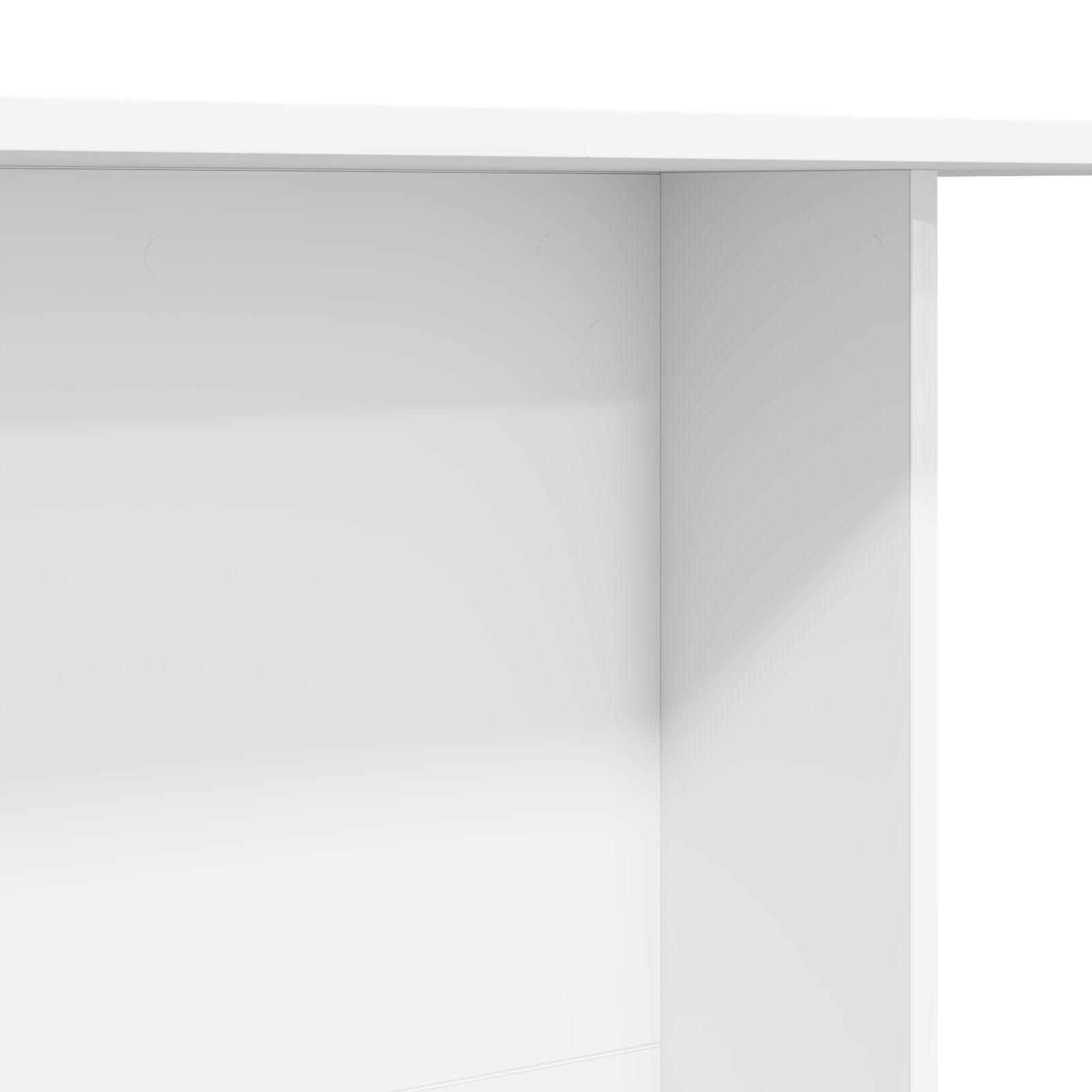 Étkezőasztal fehér 110x60x75 cm összeszerelt fa