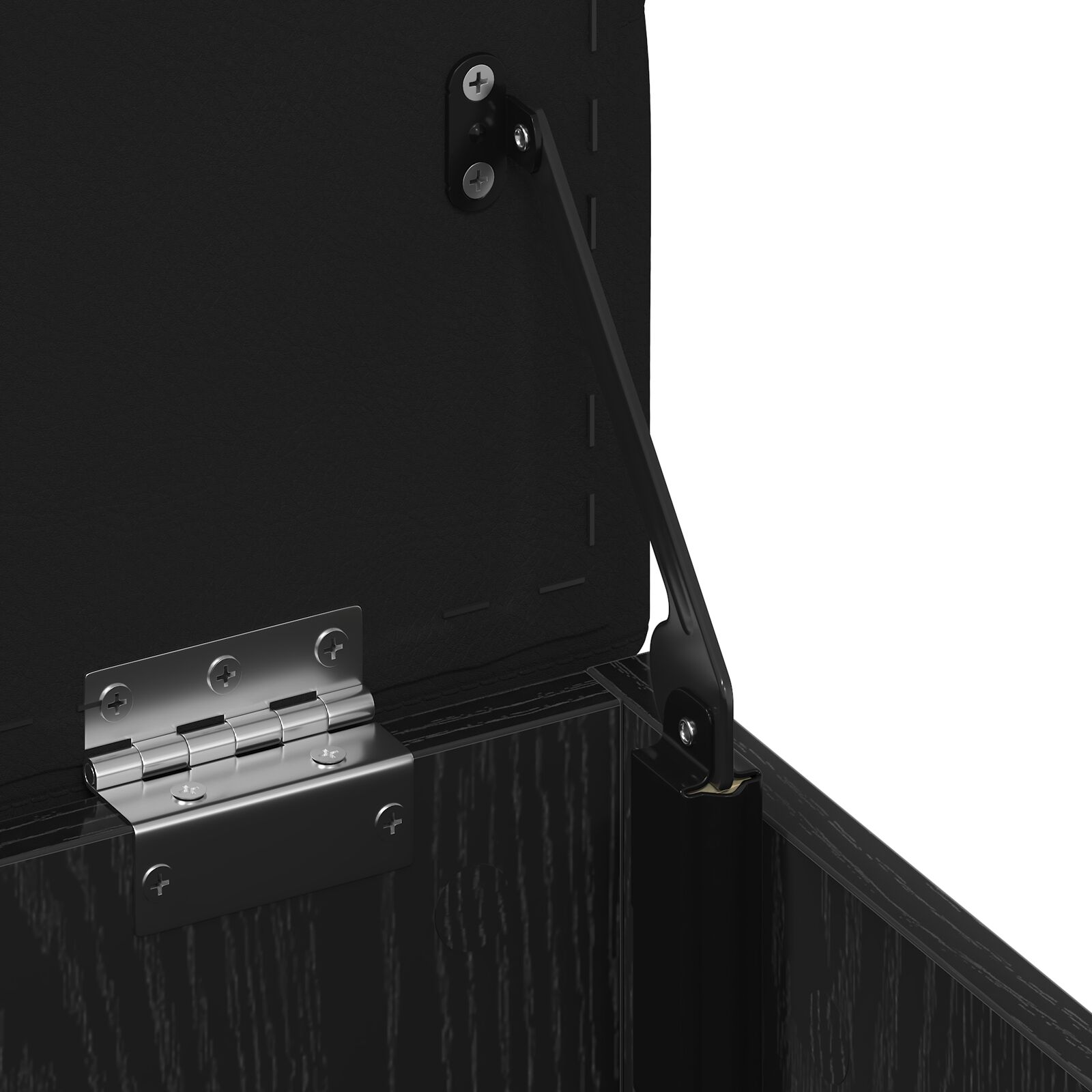 Tárolópad fekete tölgy 40x40x45 cm műgyanta