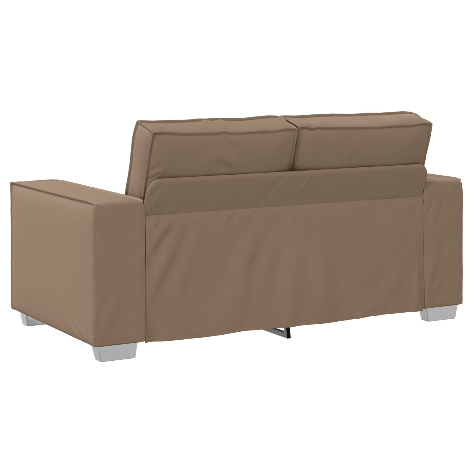 Kétfős kanapé cappuccino 120 cm műbőr Kétfős kanapé cappuccino 120 cm műbőr