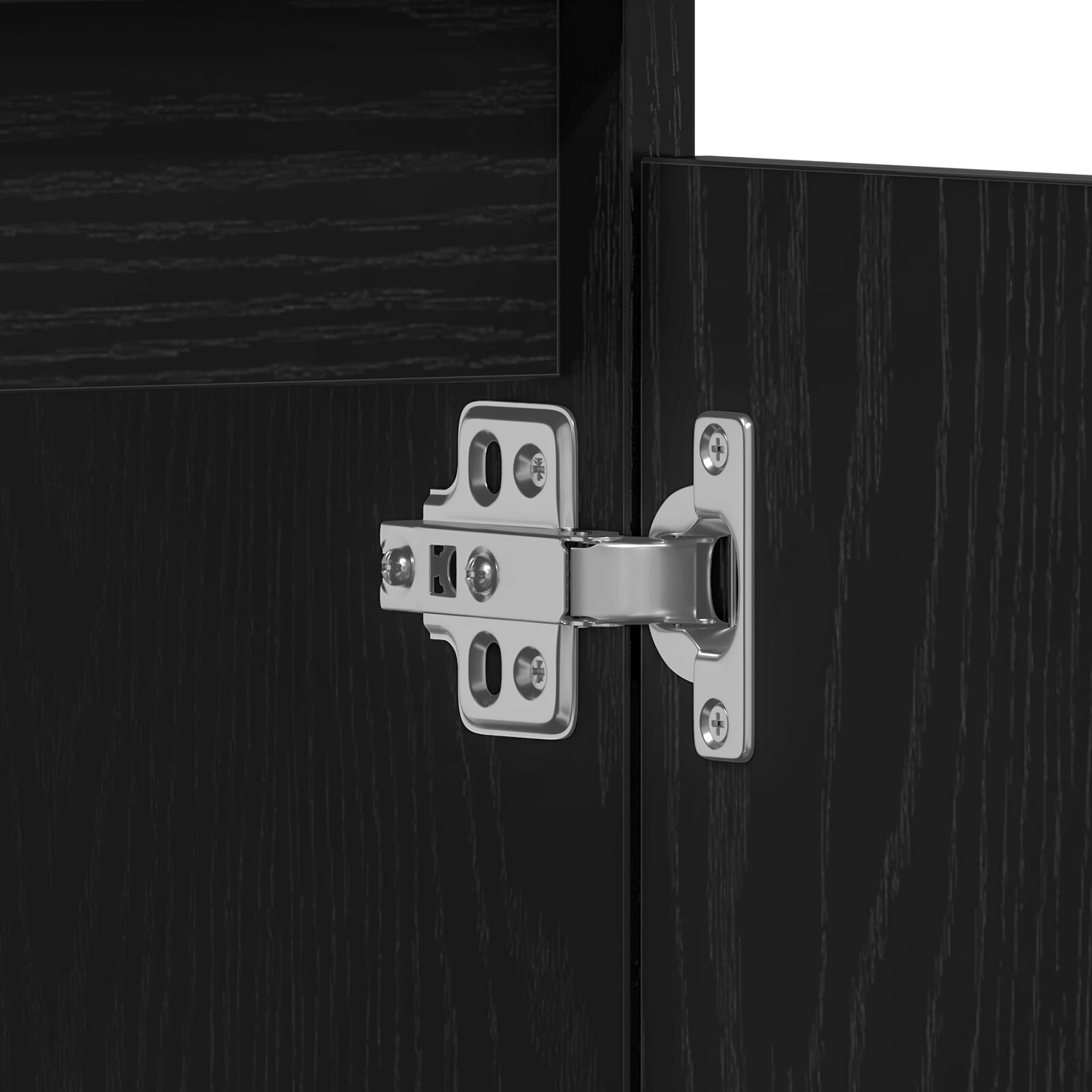 Fürdőszoba mosdókagyló szekrény fekete tölgy 80x33x60 cm műanyag