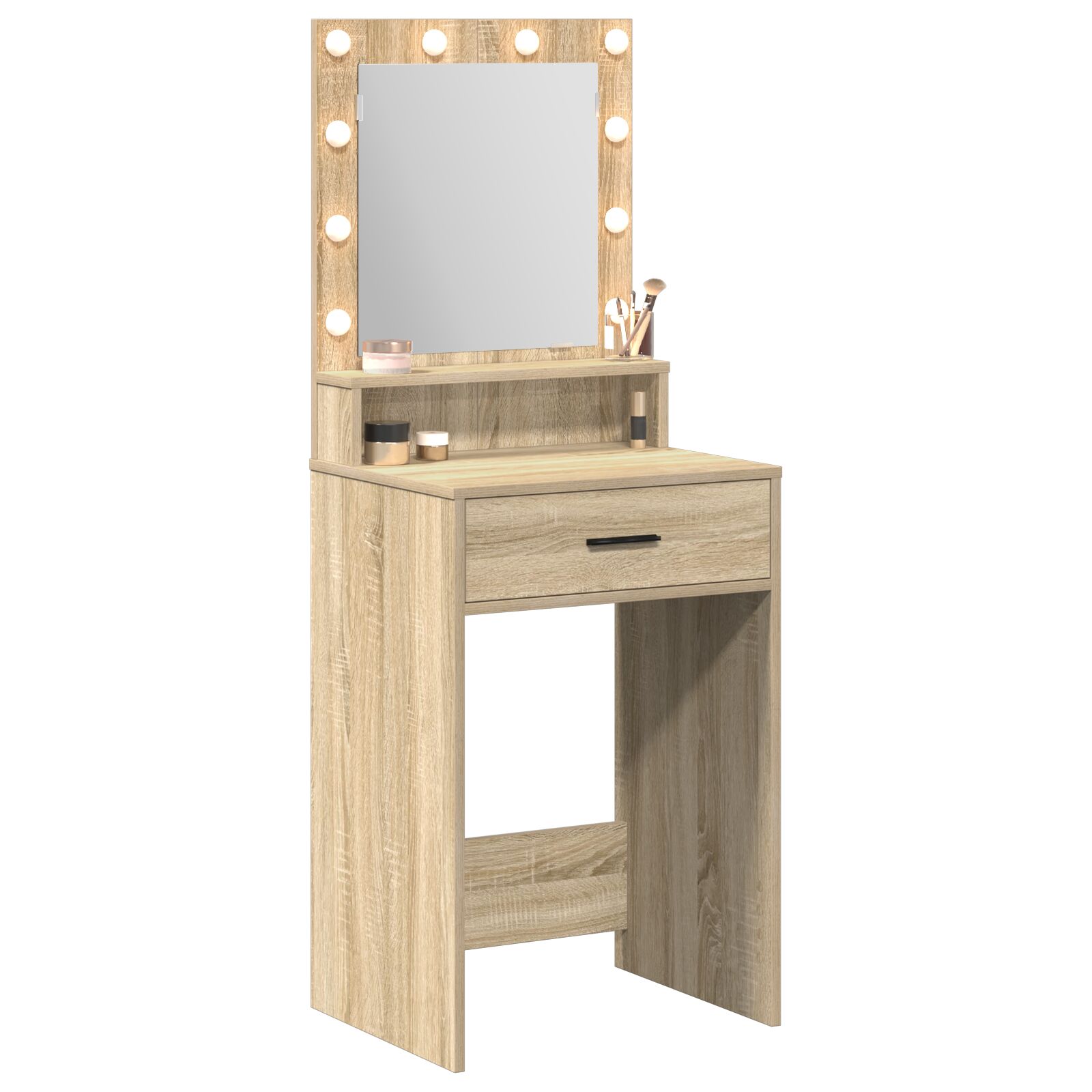 Sminktükör led fénnyel, sonoma tölgy, 50x41x135 cm Sminktükör led fénnyel, sonoma tölgy, 50x41x135 cm