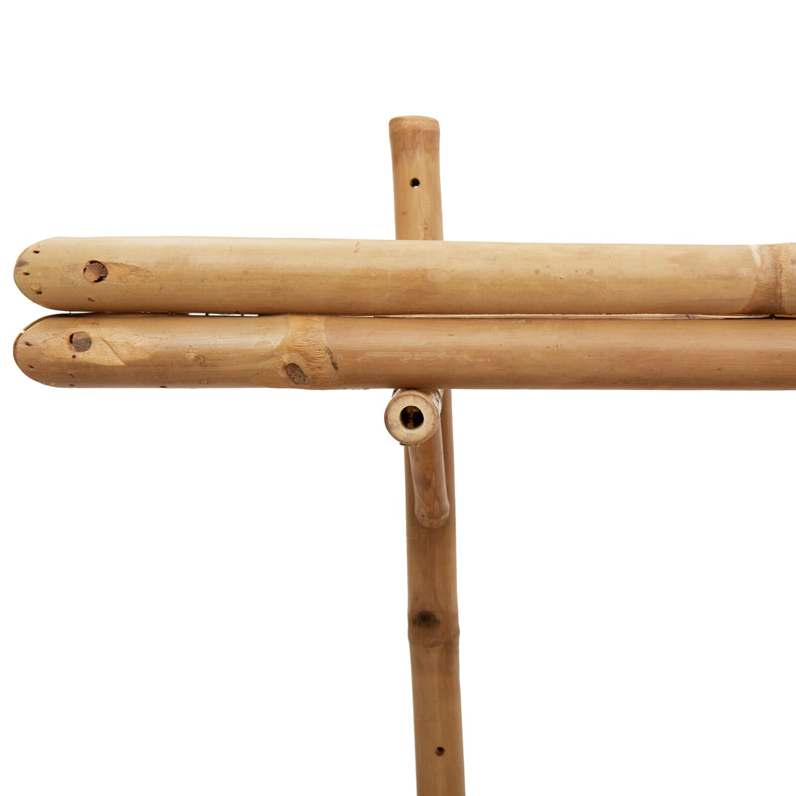 2 szintes falipolc 100x26x60 cm bambuszból