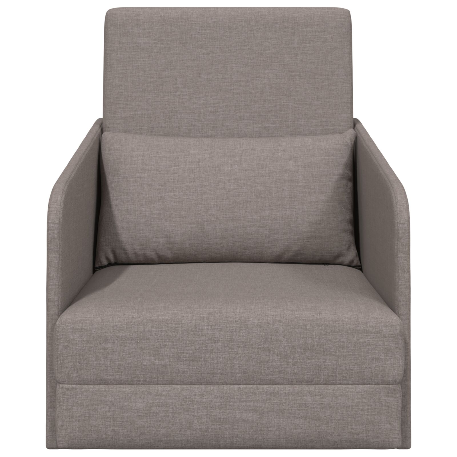 Földi kanapéágy 2 az 1-ben taupe 65x80x83 cm szövet Földi kanapéágy 2 az 1-ben taupe 65x80x83 cm szövet