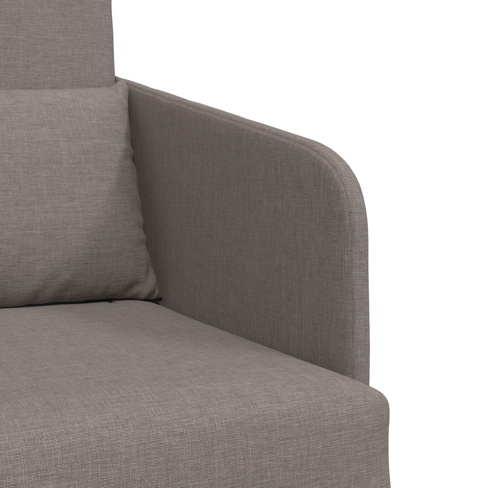 Földi kanapéágy 2 az 1-ben taupe 65x80x83 cm szövet Földi kanapéágy 2 az 1-ben taupe 65x80x83 cm szövet