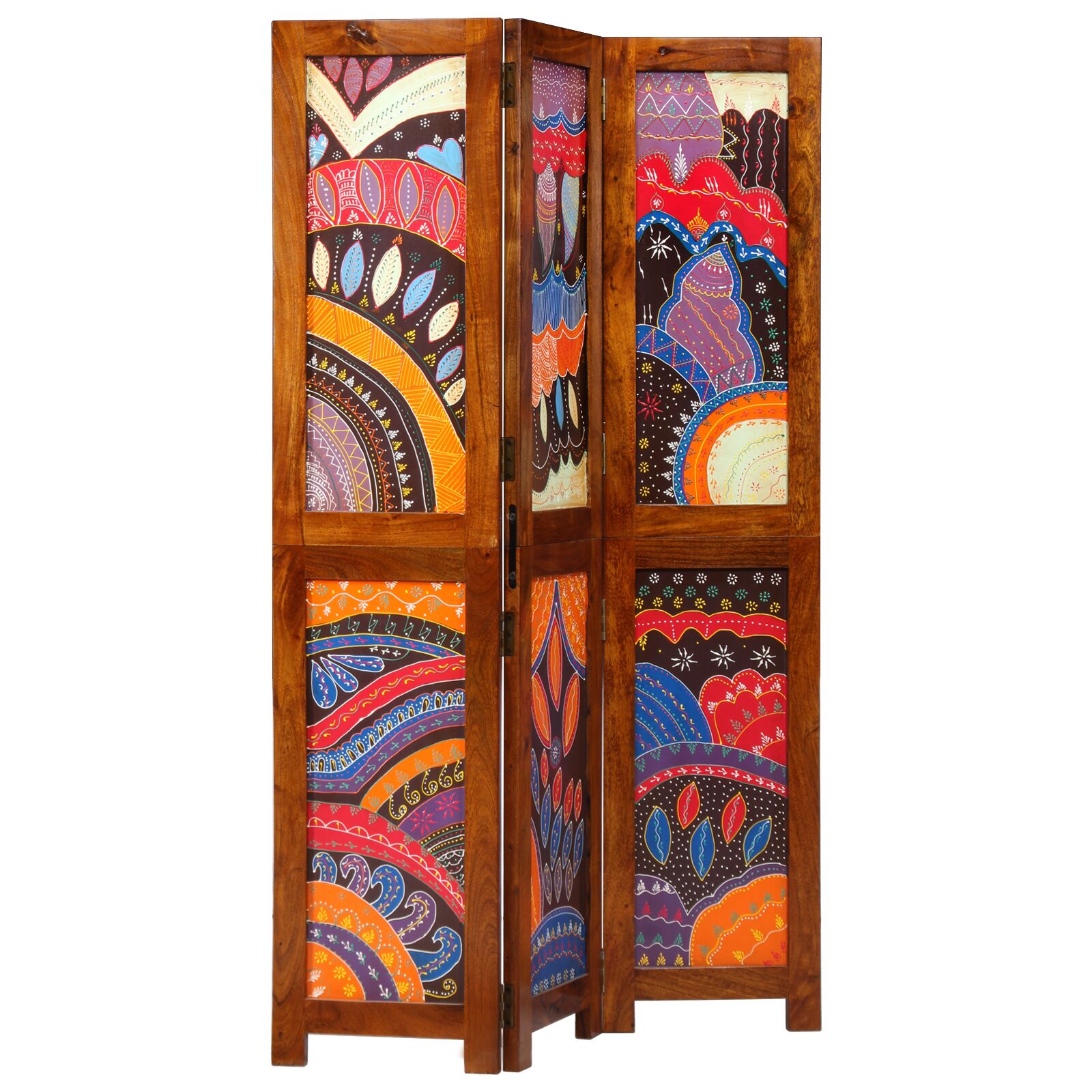 3 paneles szobafelosztó mézbarna 35x1.5x160 cm tömör akácfa 3 paneles szobafelosztó mézbarna 35x1.5x160 cm tömör akácfa
