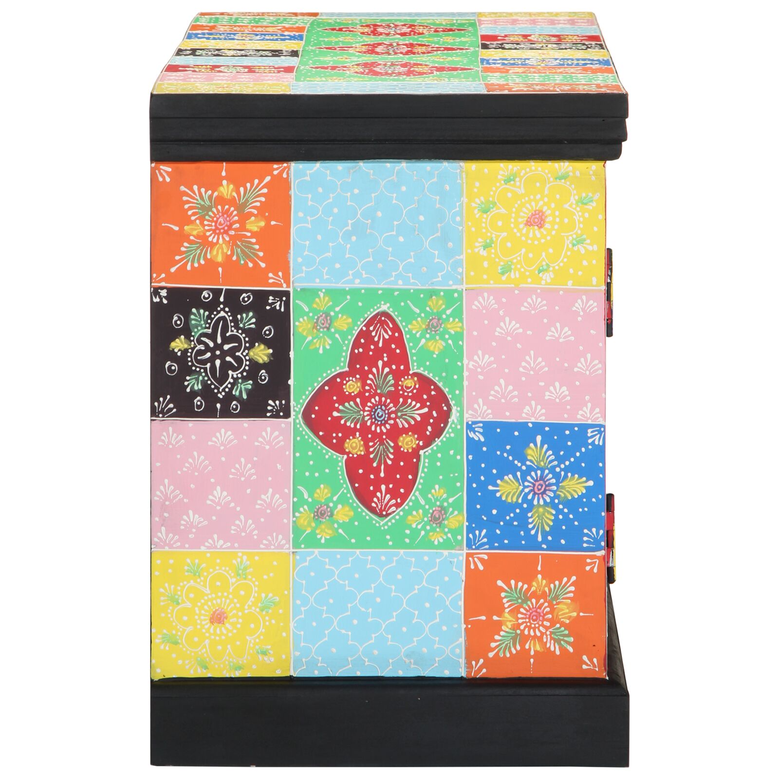 Tv szekrény színes 100x35x50 cm masszív mangófa