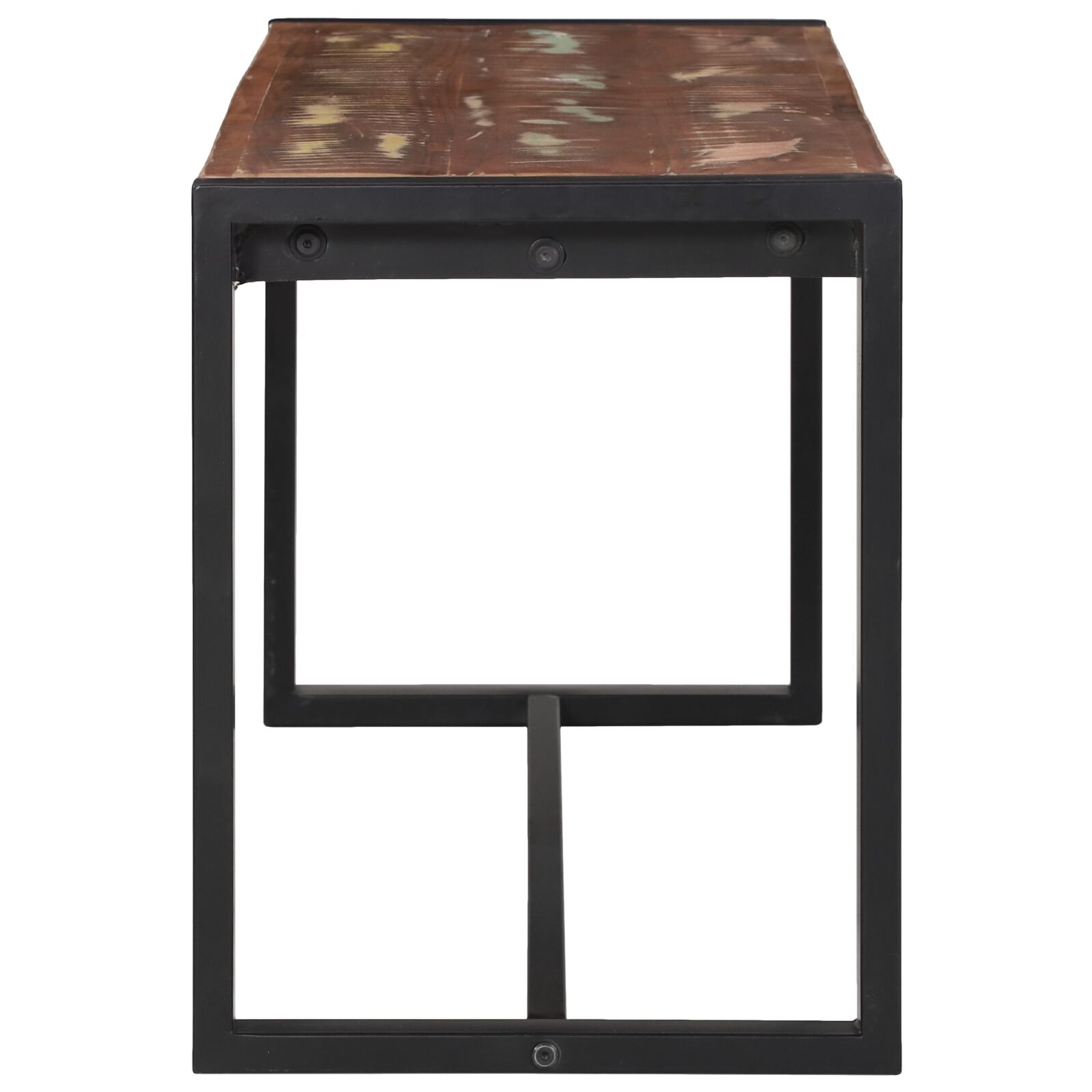 Pad többszínű tömör újrahasznosított fa 100 x 35 x 45 cm