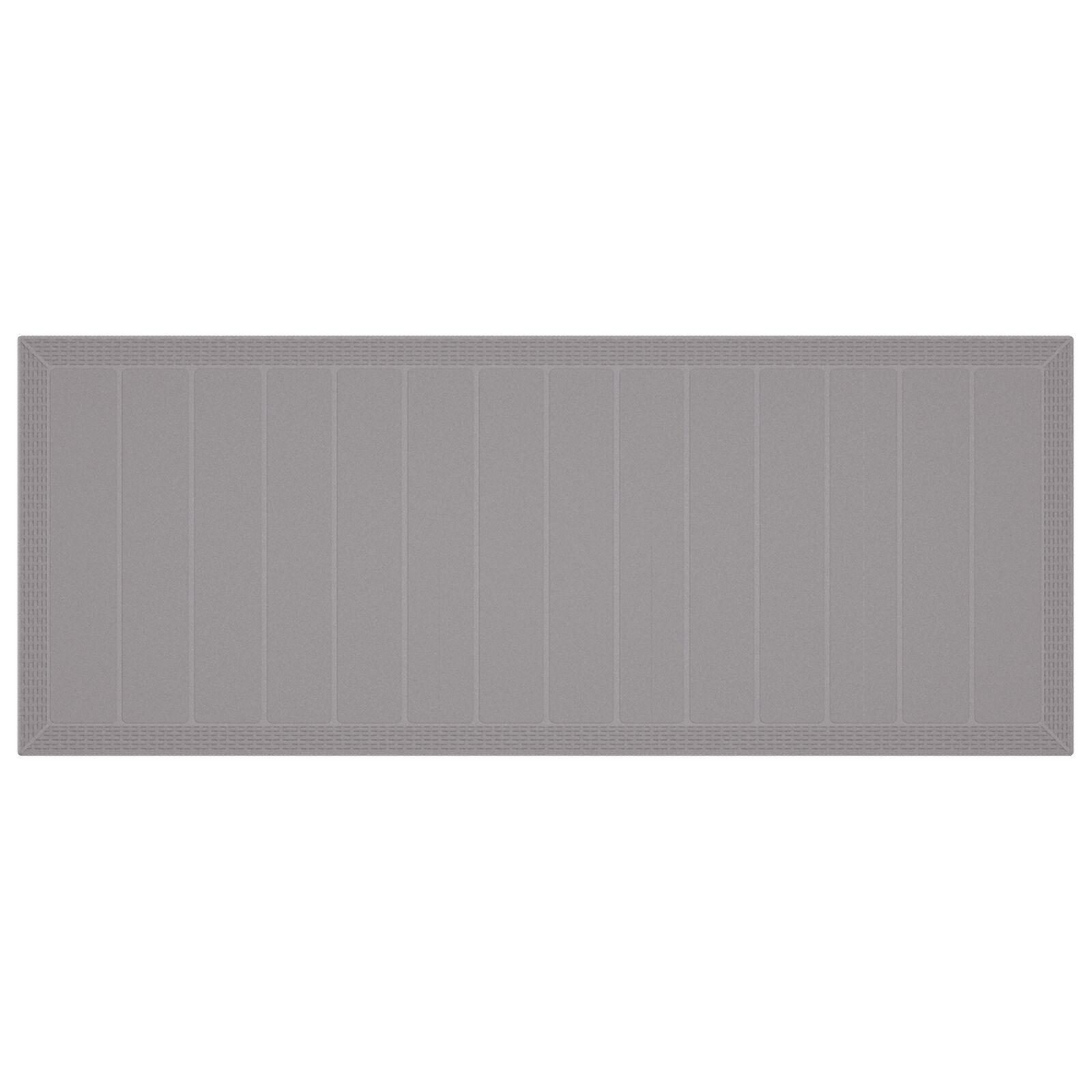 11 darabos kerti étkező szett párnákkal, világosszürke polirattan