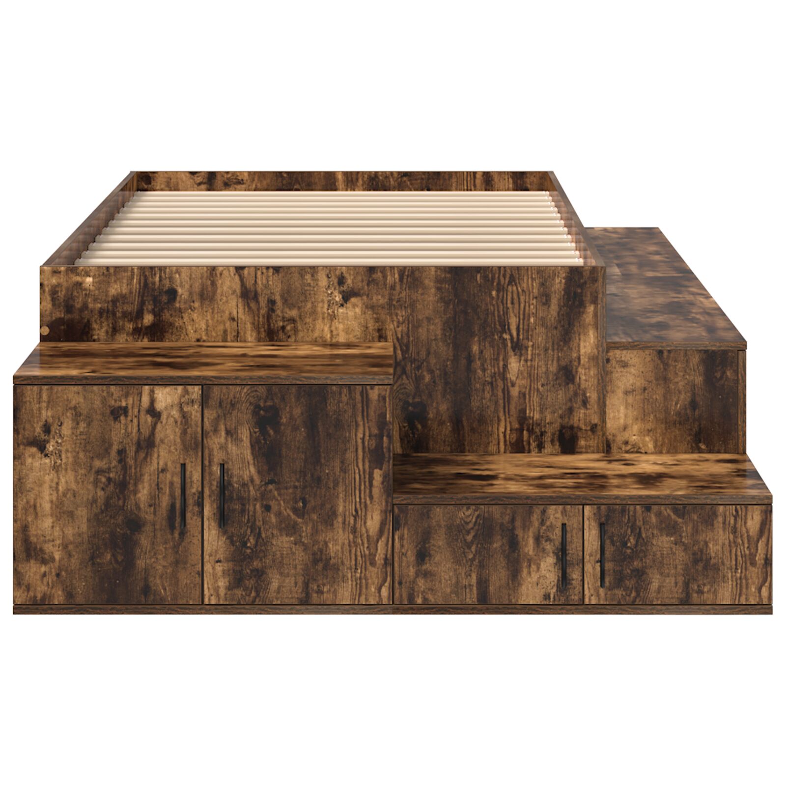 Füstölt tölgy ágykeret 90x200 cm