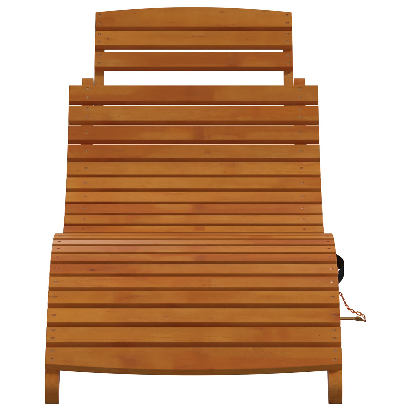 Napozóágyak 2 db tömör akácfából