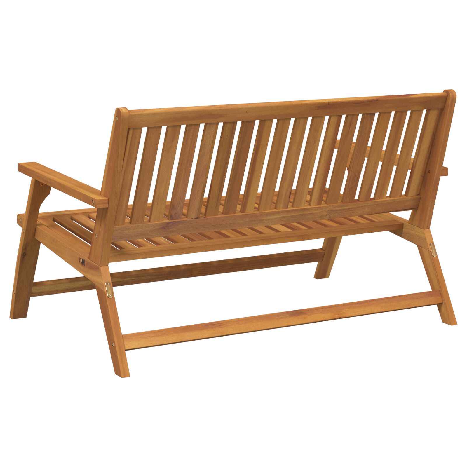 Kerti pad 122,5x77x74 cm tömör akácfából Kerti pad 122,5x77x74 cm tömör akácfából