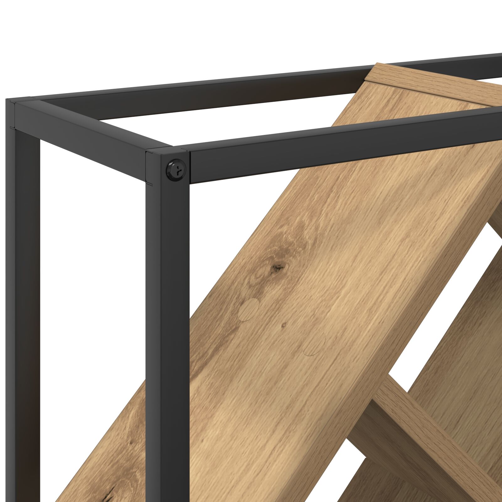 Borállványok kézműves tölgy szerelt fa közepes dekoratív betétek