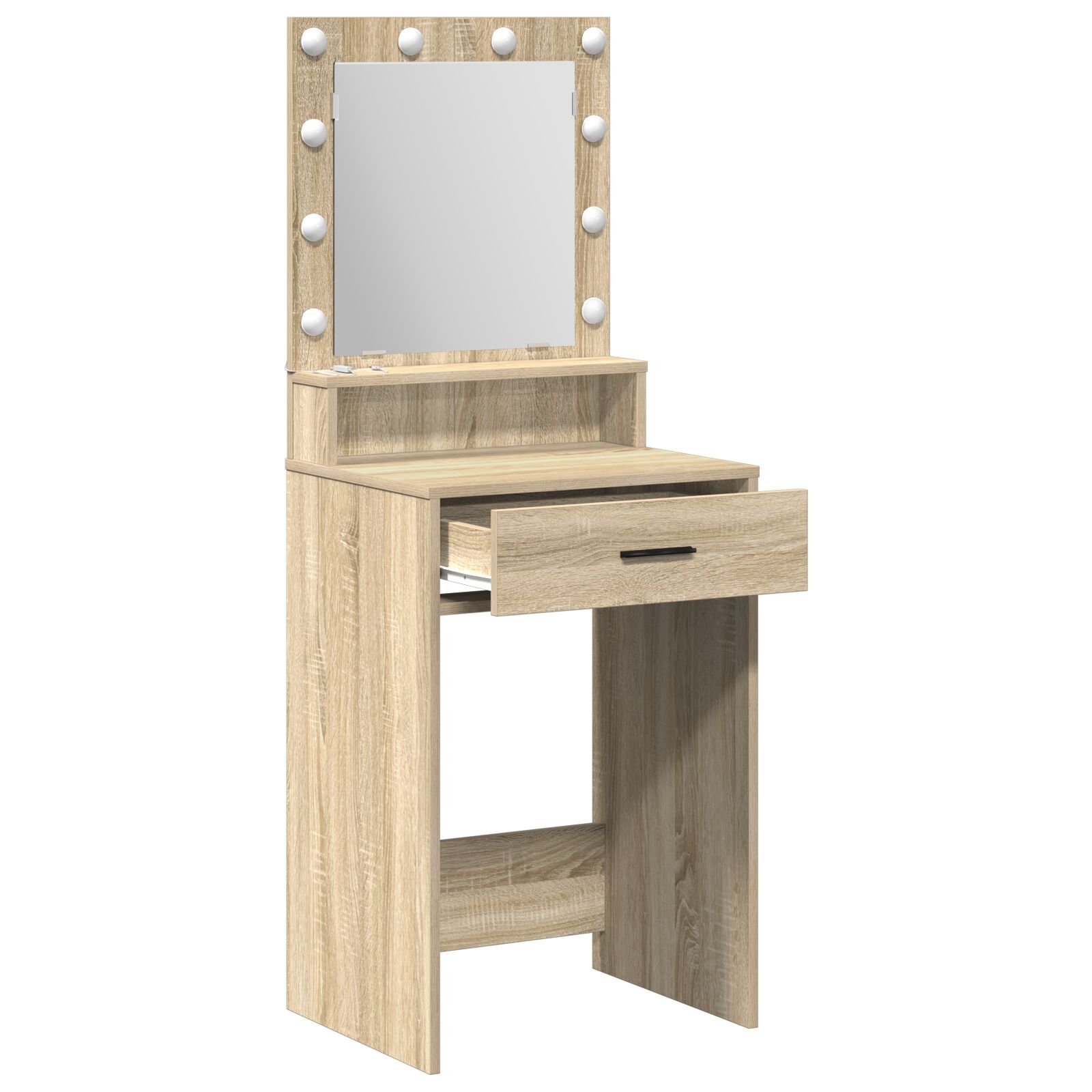 Sminktükör led fénnyel, sonoma tölgy, 50x41x135 cm Sminktükör led fénnyel, sonoma tölgy, 50x41x135 cm