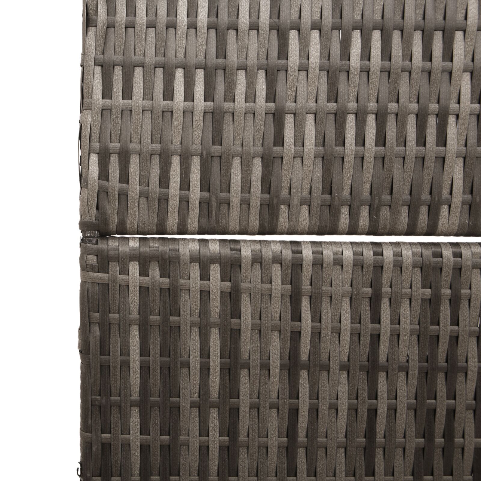 4 paneles összecsukható szobaelválasztó szürke 195x180 cm poli rattan 4 paneles összecsukható szobaelválasztó szürke 195x180 cm poli rattan