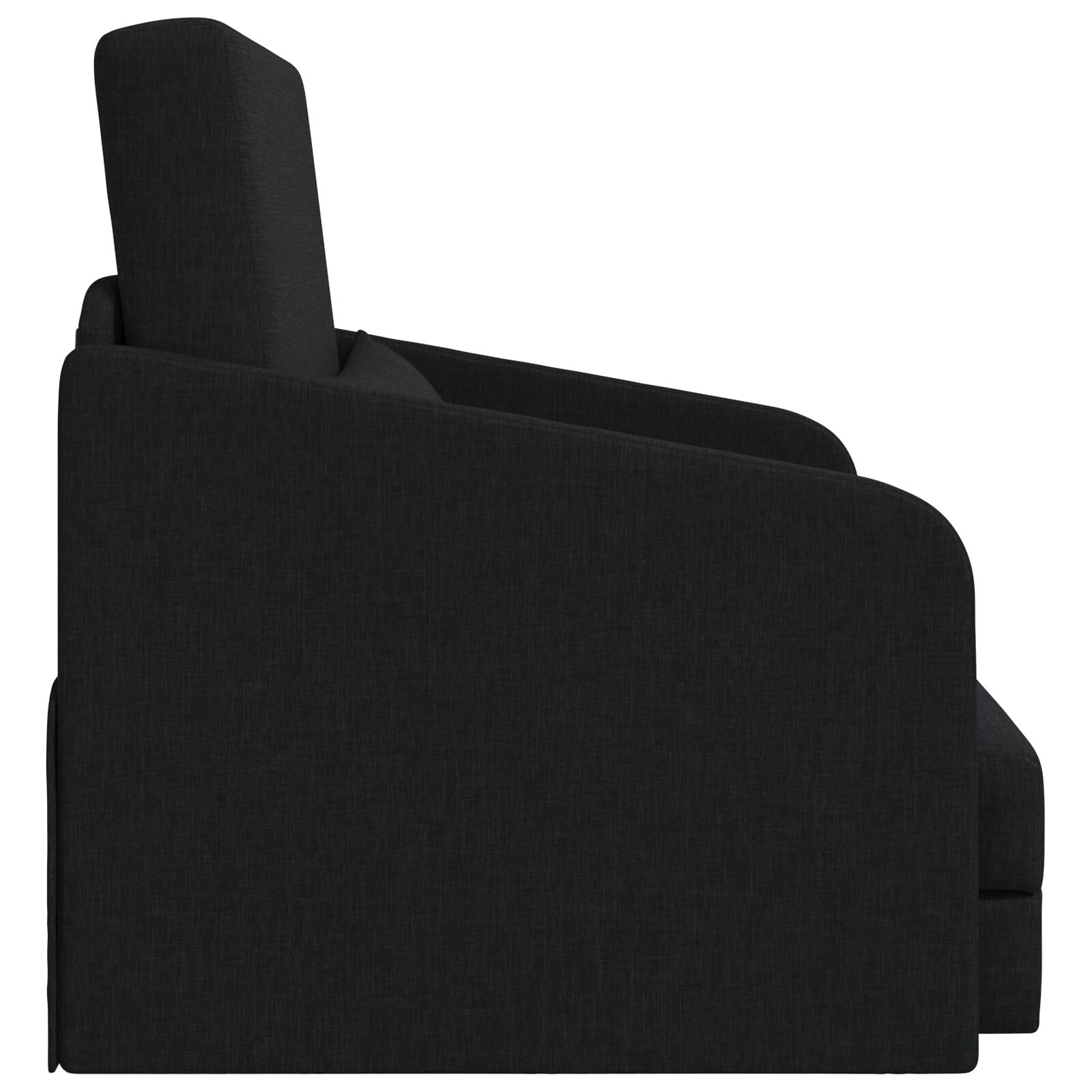 Padlószönyeg ágy 2 az 1-ben fekete 65x80x83 cm anyag Padlószönyeg ágy 2 az 1-ben fekete 65x80x83 cm anyag