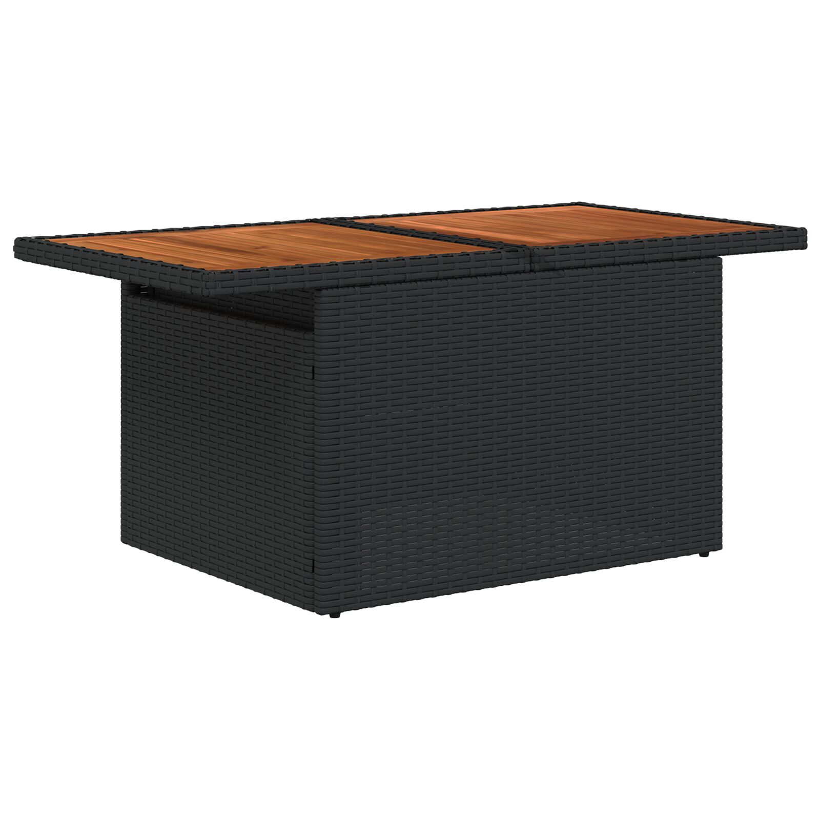 7 részes kert sofa szett párnákkal fekete poli rattan 7 részes kert sofa szett párnákkal fekete poli rattan