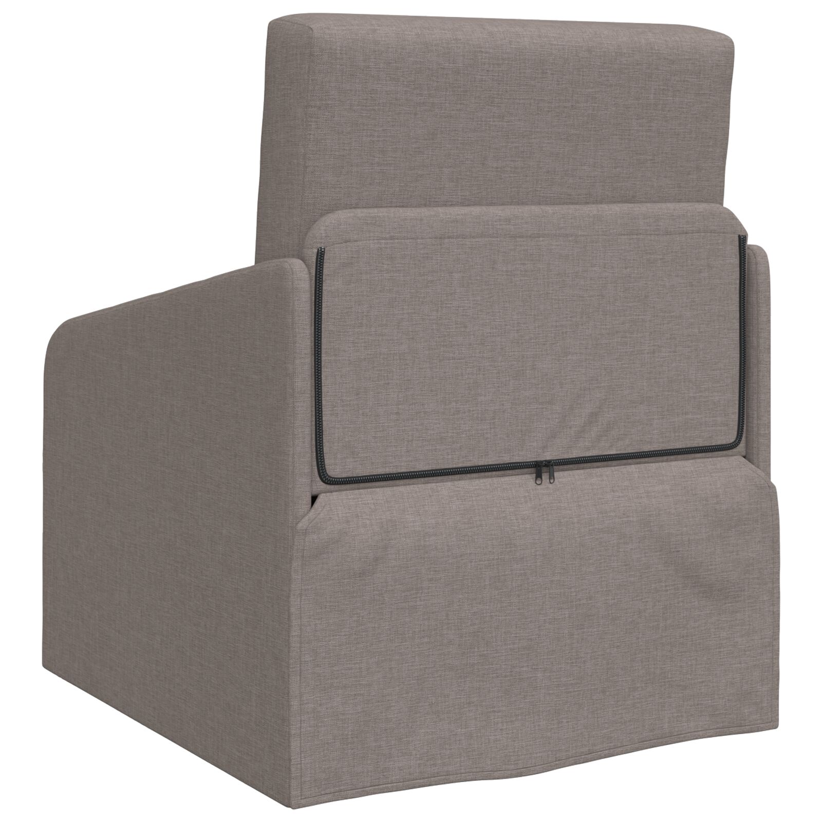Földi kanapéágy 2 az 1-ben taupe 65x80x83 cm szövet Földi kanapéágy 2 az 1-ben taupe 65x80x83 cm szövet