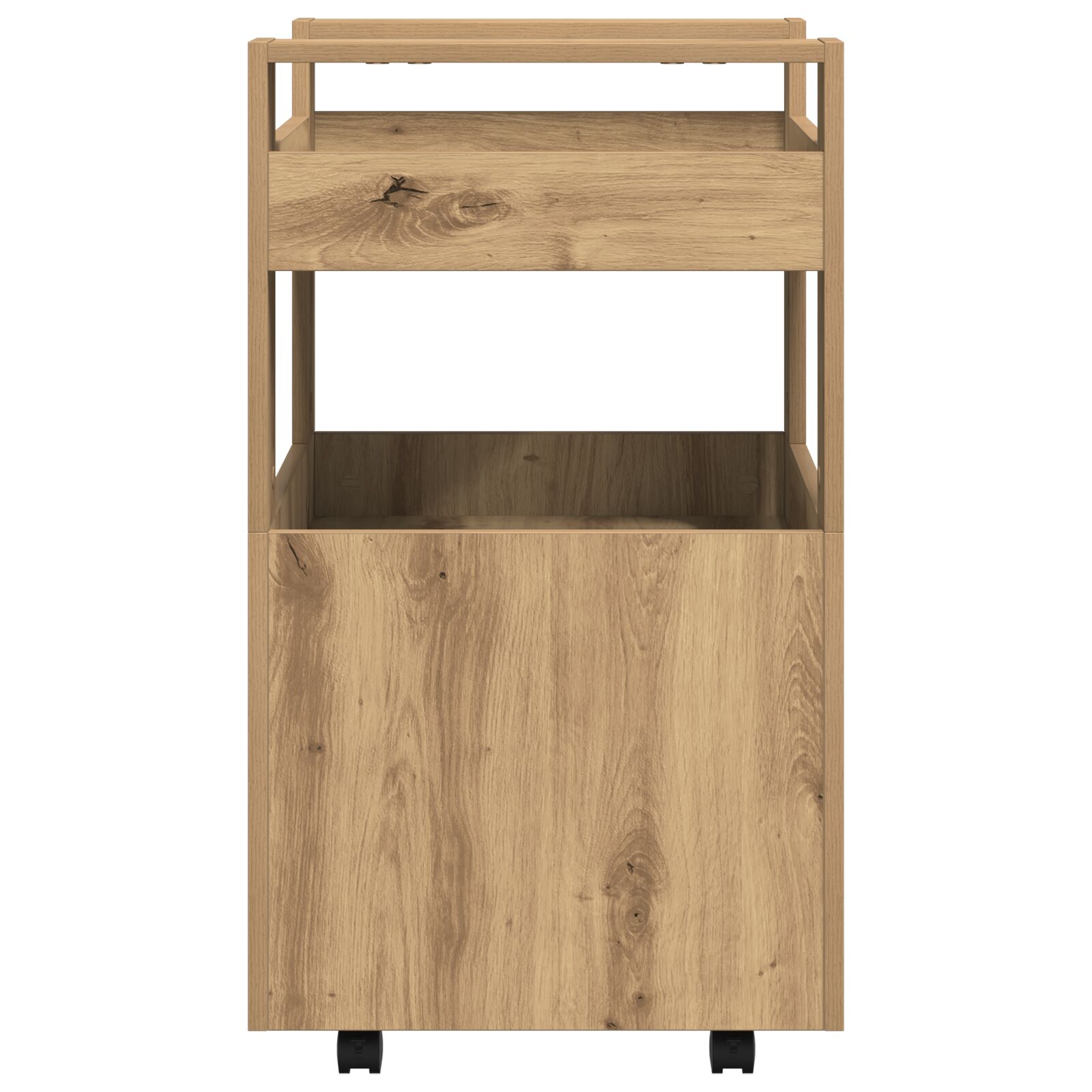 Konyhai trolly mesteri tölgy 60x45x80 cm mérnöki fa