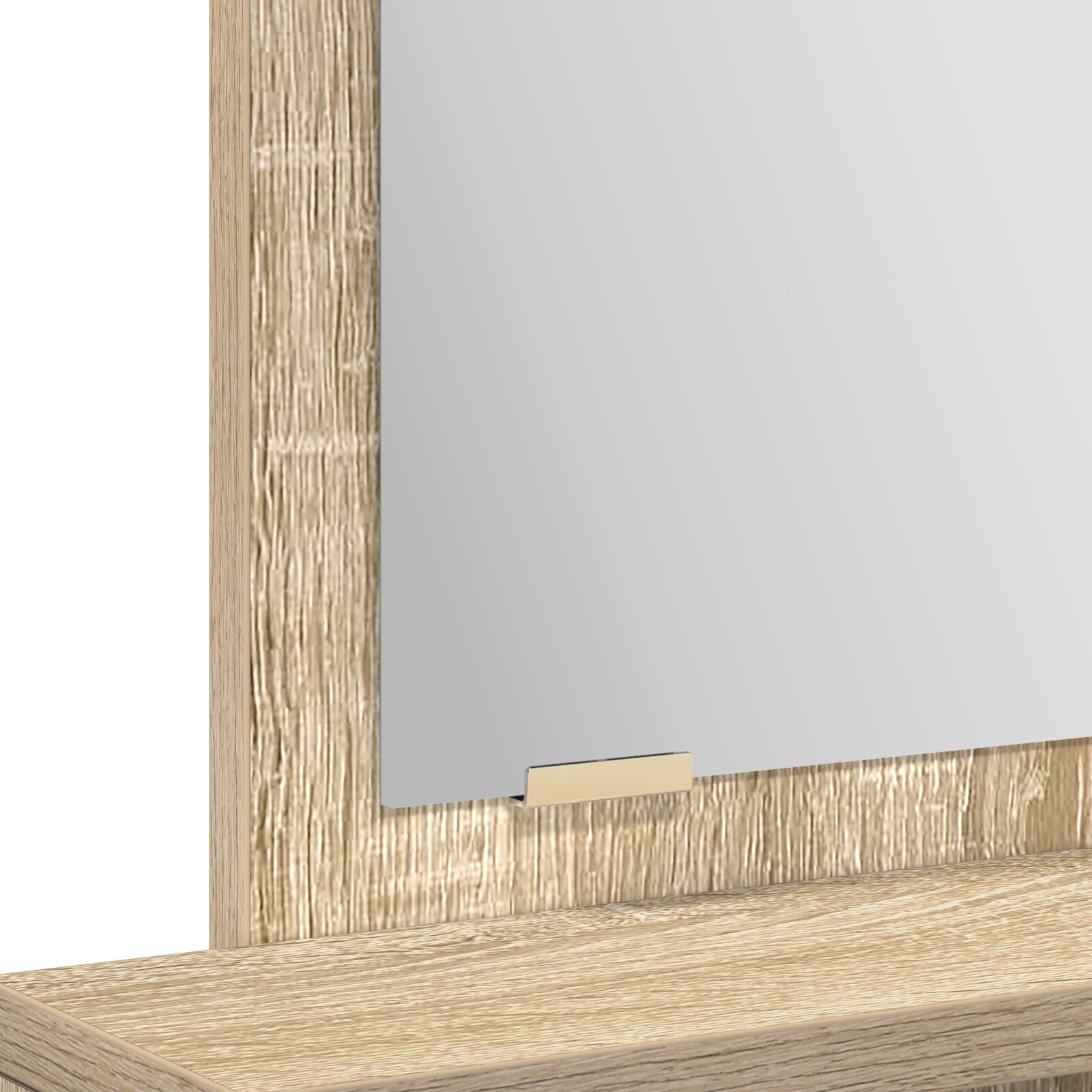 Fésülködőasztal fiókokkal sonoma tölgy 50x41x140 cm