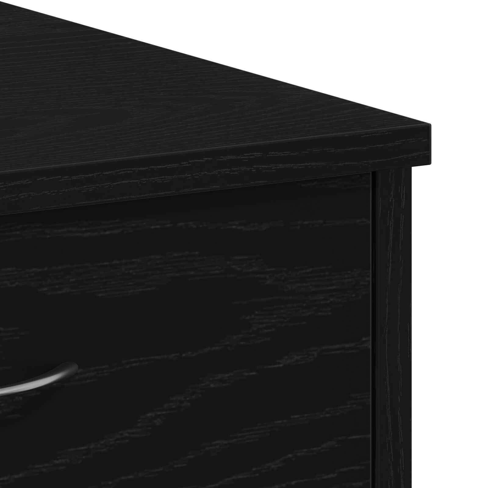 Asztal fekete tölgy 80x40x75 cm mérnöki fa