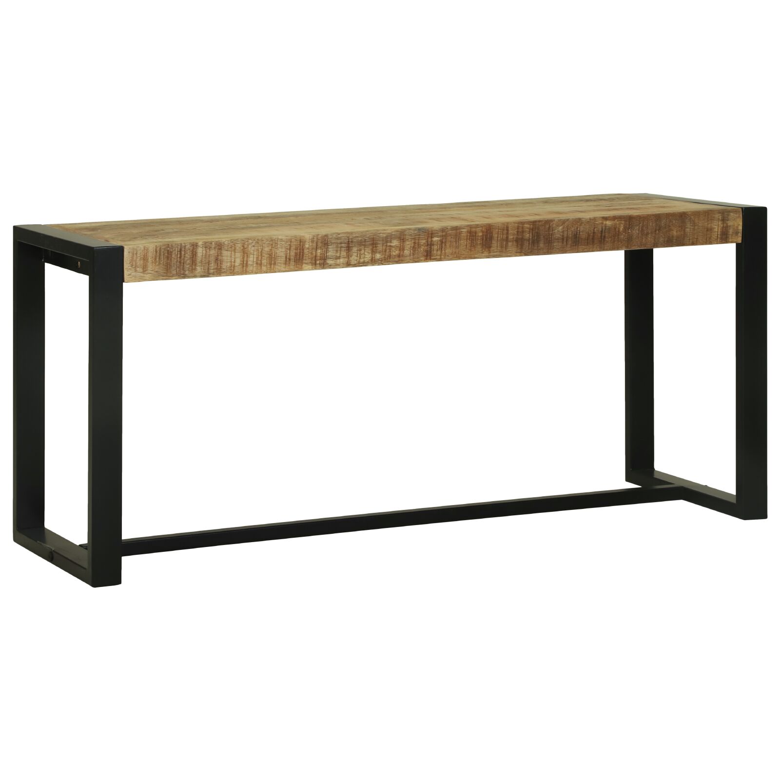 Pad barna tömör mangófa 100 x 35 x 45 cm tartós előszobapad