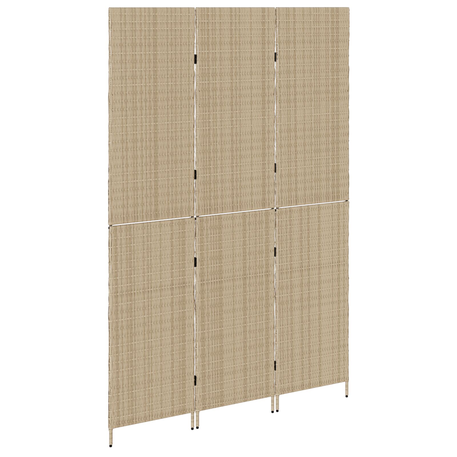 3 paneles válaszfal, hajtogatható, bézs, 146x200 cm, poli rattan 3 paneles válaszfal, hajtogatható, bézs, 146x200 cm, poli rattan