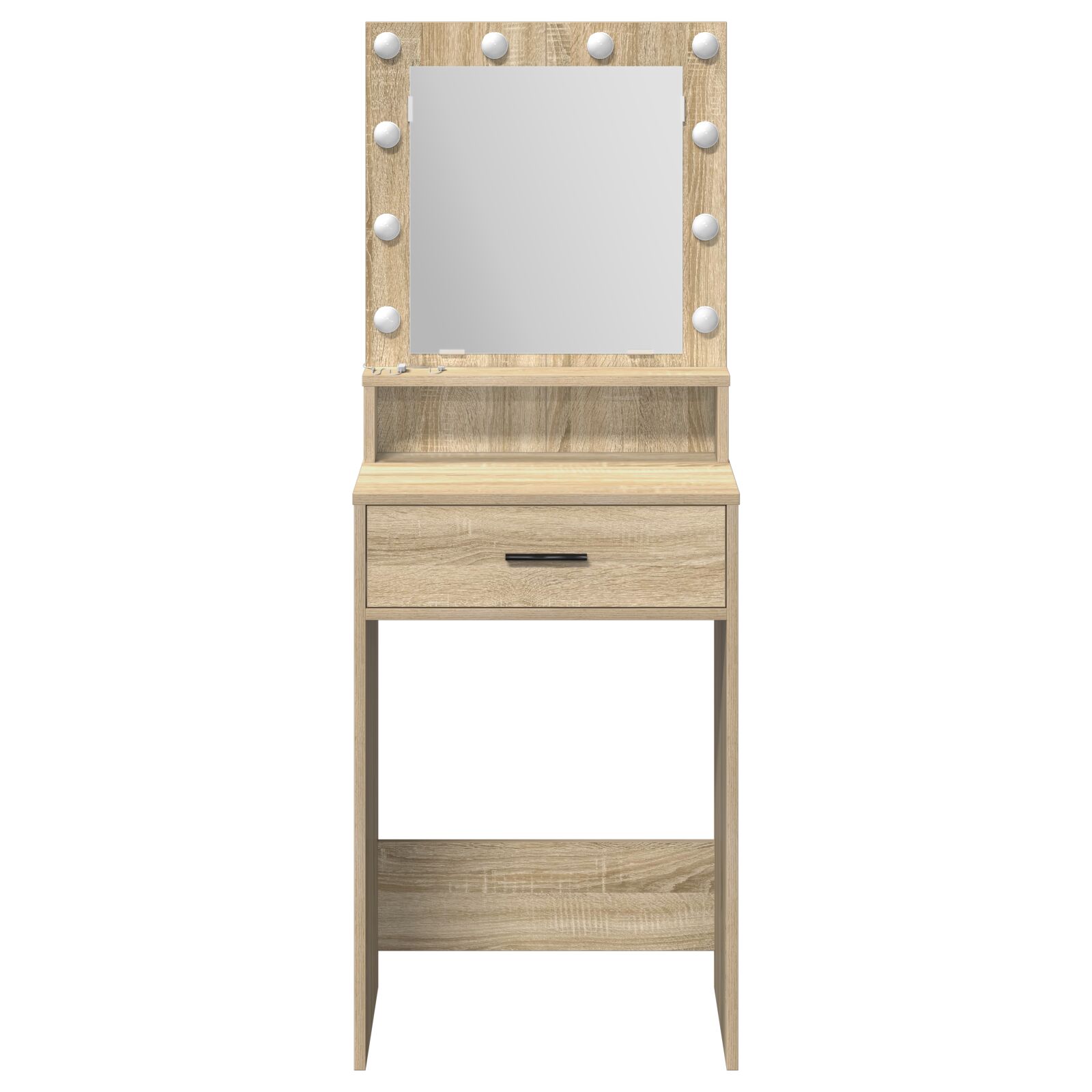 Sminktükör led fénnyel, sonoma tölgy, 50x41x135 cm Sminktükör led fénnyel, sonoma tölgy, 50x41x135 cm