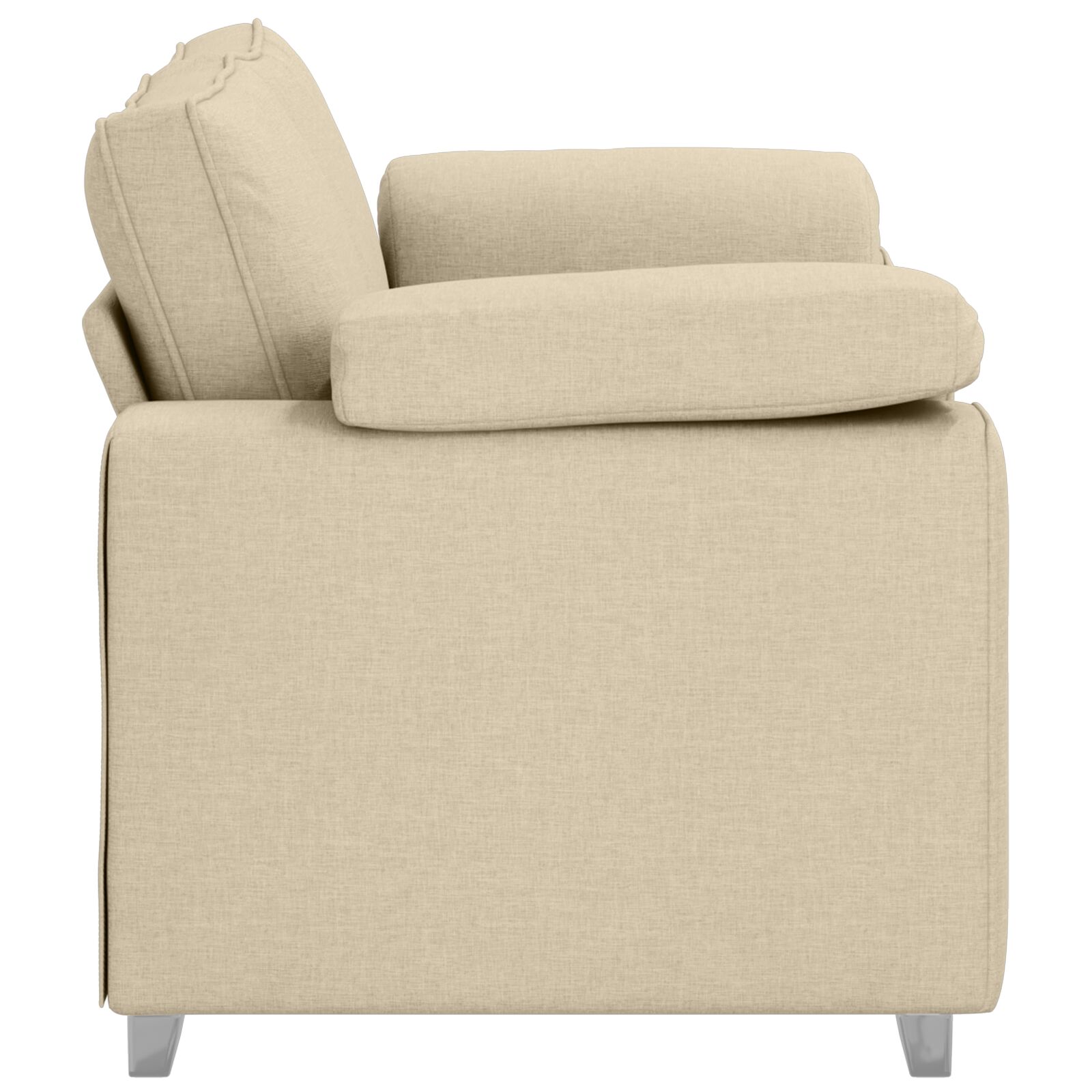 Kétfős pad krém 120 cm szövet