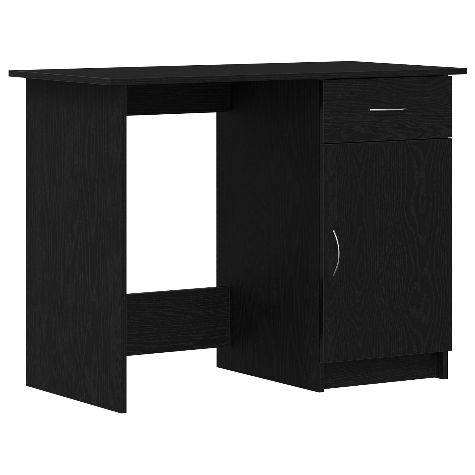 Asztal fekete tölgy 100x50x76 cm szerelt fa