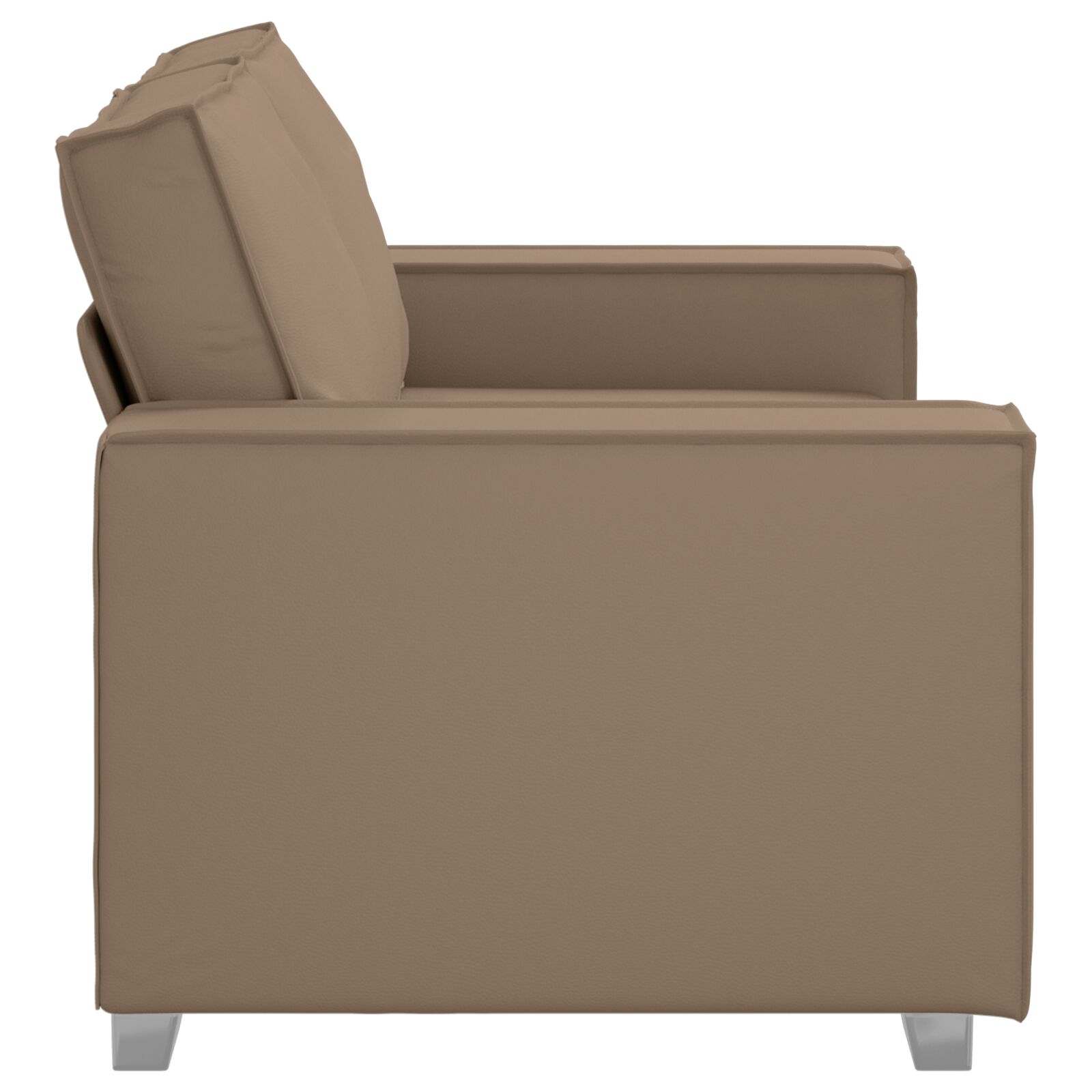 Kétfős kanapé cappuccino 120 cm műbőr Kétfős kanapé cappuccino 120 cm műbőr