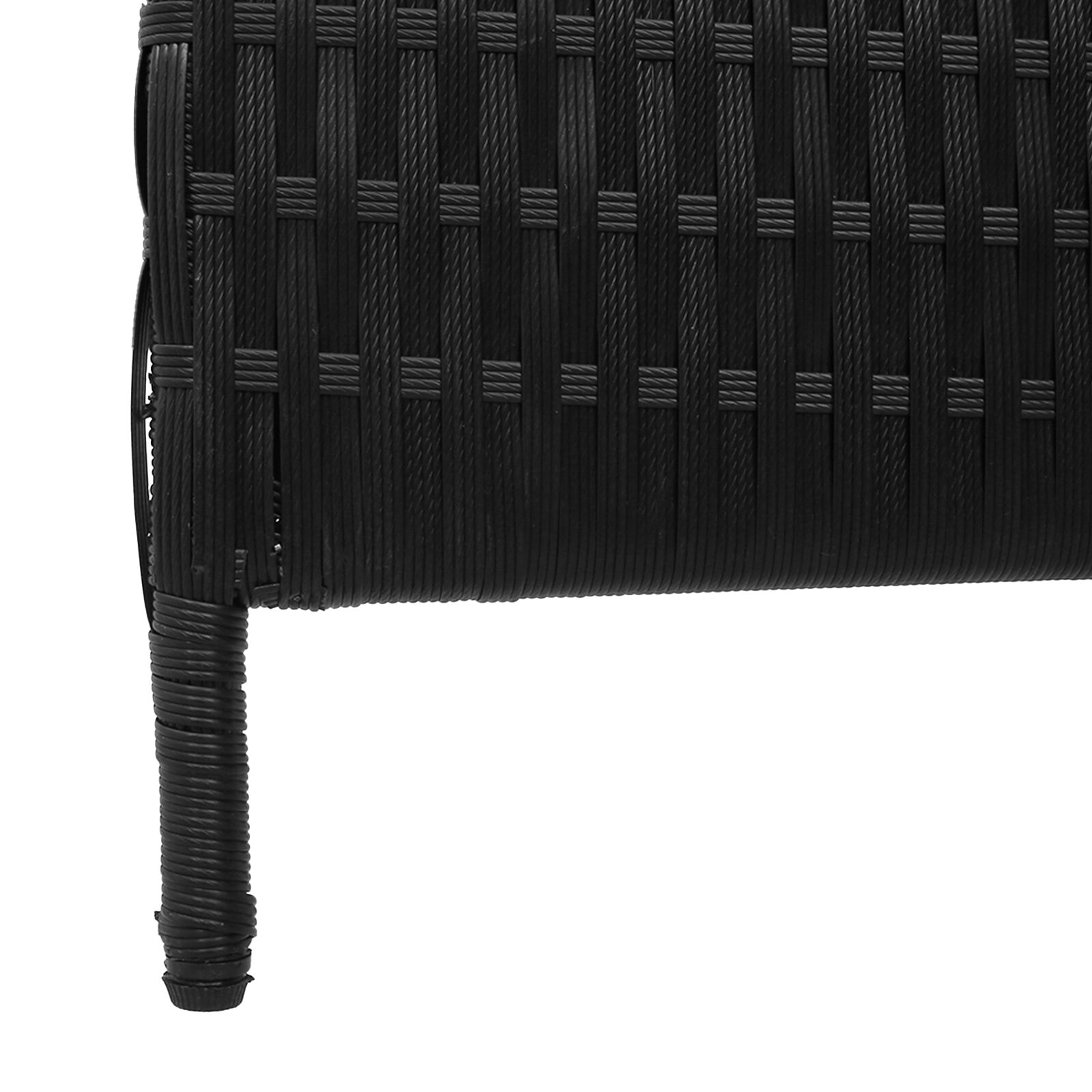 Szobai elválasztó 4 paneles hajtható fekete 195x180 cm poli rattan Szobai elválasztó 4 paneles hajtható fekete 195x180 cm poli rattan