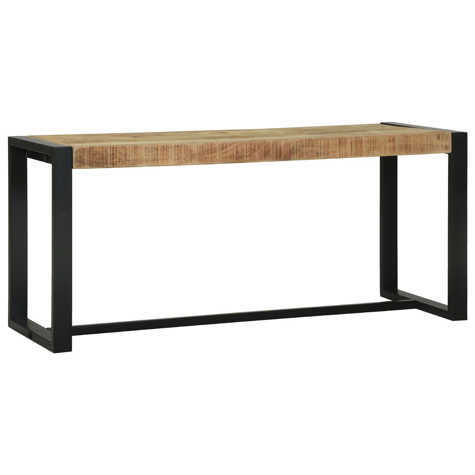 Pad barna tömör mangófa 100 x 35 x 45 cm tartós előszobapad