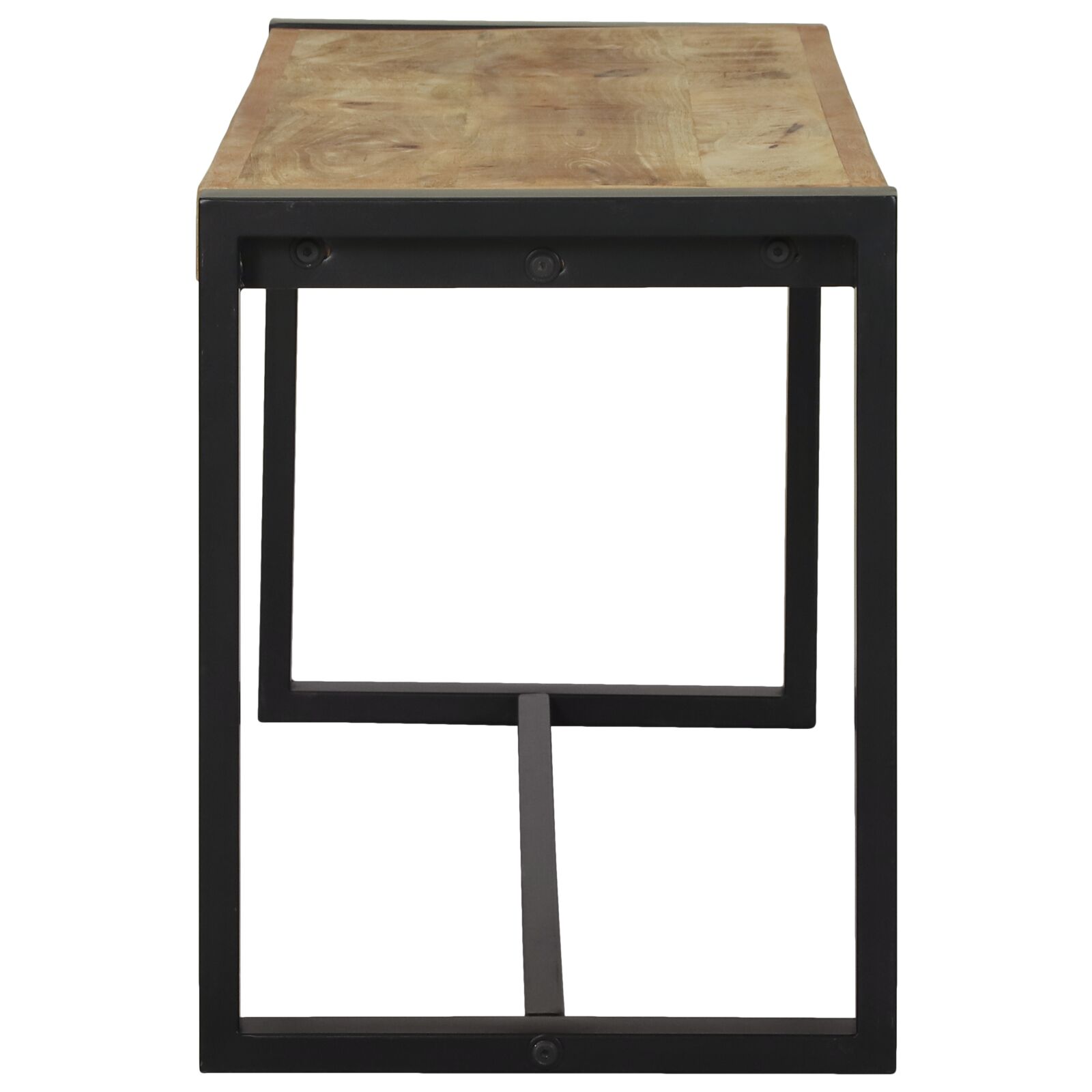 Pad barna tömör mangófa 100 x 35 x 45 cm tartós előszobapad