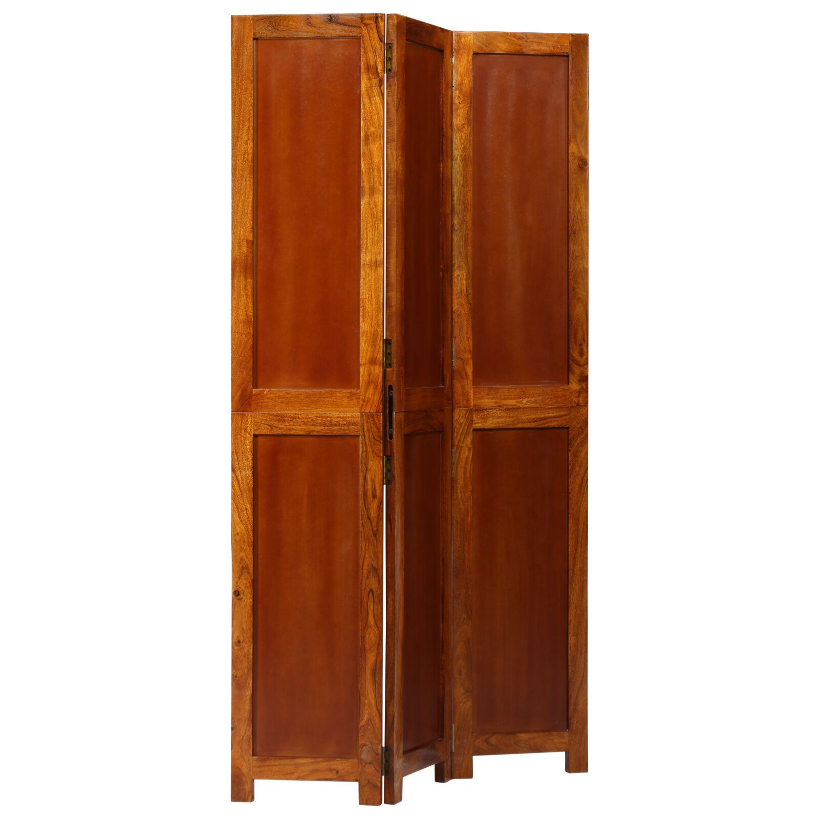Szobaelválasztó 3 panelem mézbarna 35x1.5x160 cm szilárd fa akácból Szobaelválasztó 3 panelem mézbarna 35x1.5x160 cm szilárd fa akácból