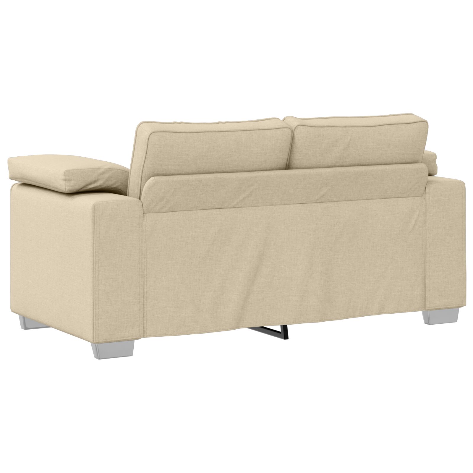 Kétfős pad krém 120 cm szövet