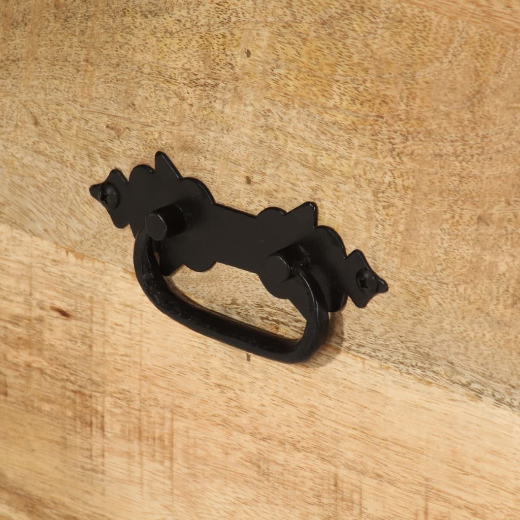 Nyers mangófa dohányzóasztal 70 x 70 x 40 cm