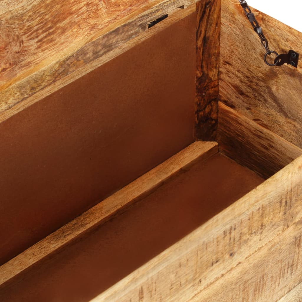 Nyers mangófa dohányzóasztal 70 x 70 x 40 cm