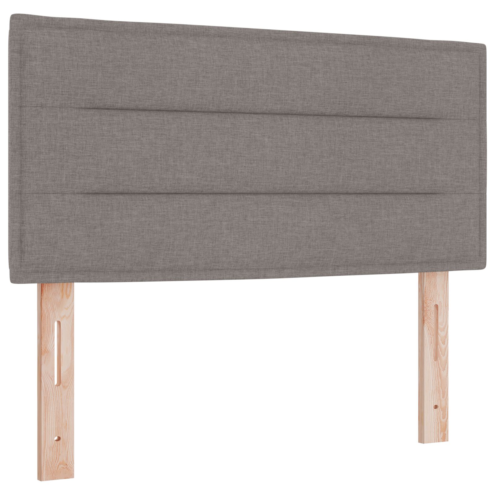 Boxspring ágy matraccal taupe 90x190 cm szövet