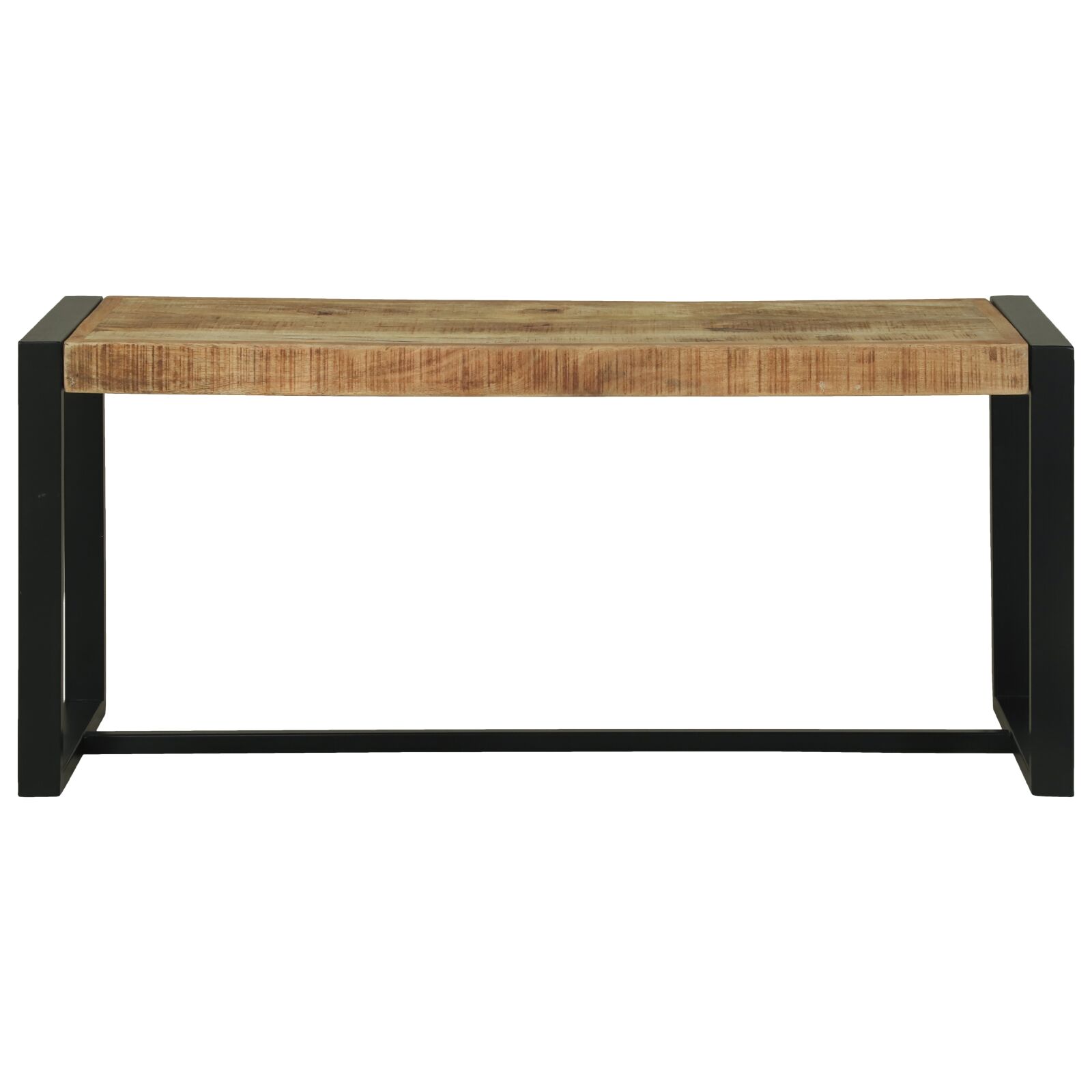 Pad barna tömör mangófa 100 x 35 x 45 cm tartós előszobapad