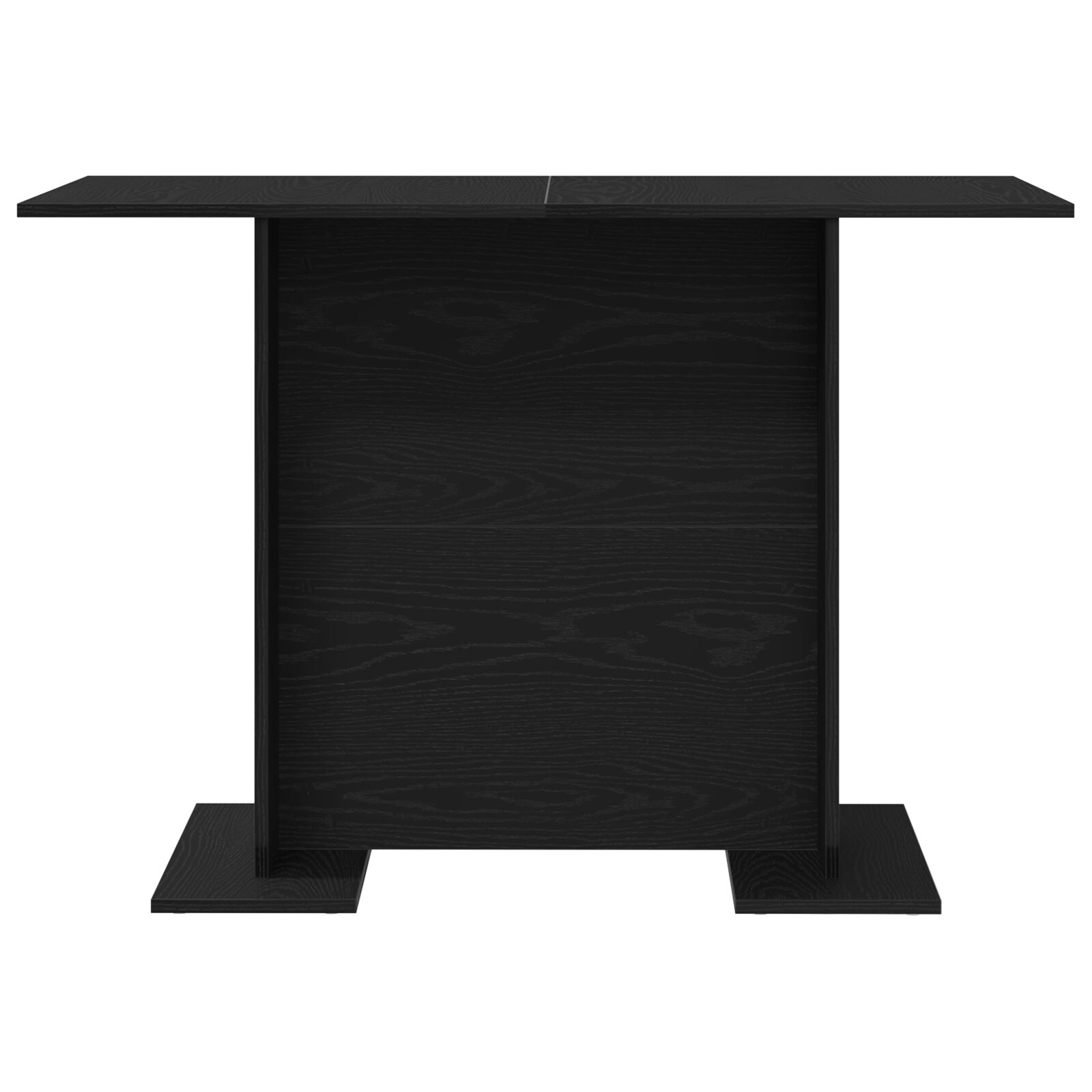 Étkezőasztal fekete tölgy 110x60x75 cm mérnöki fa