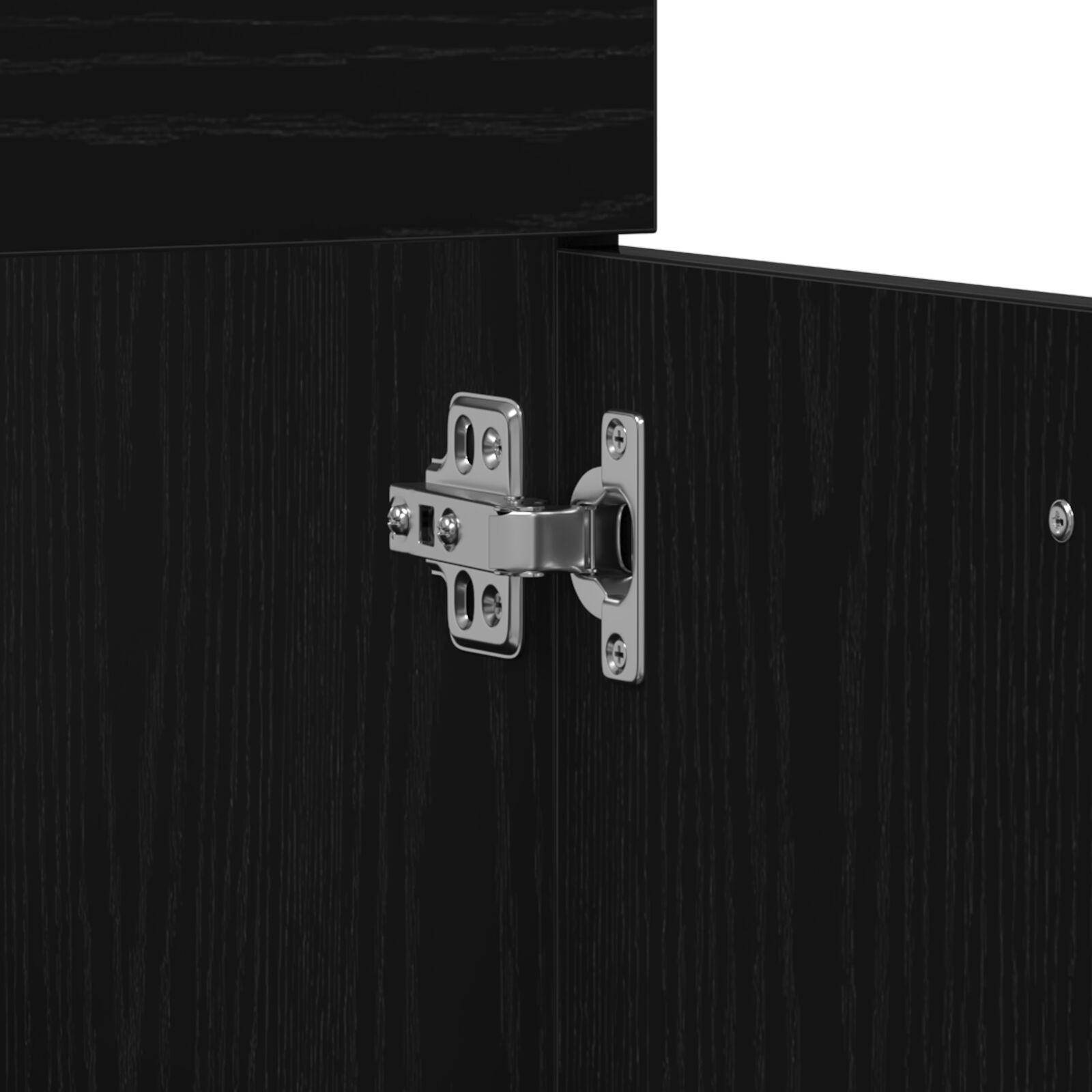 Fürdőszoba bútor készlet 3 részes fekete tölgy mdf