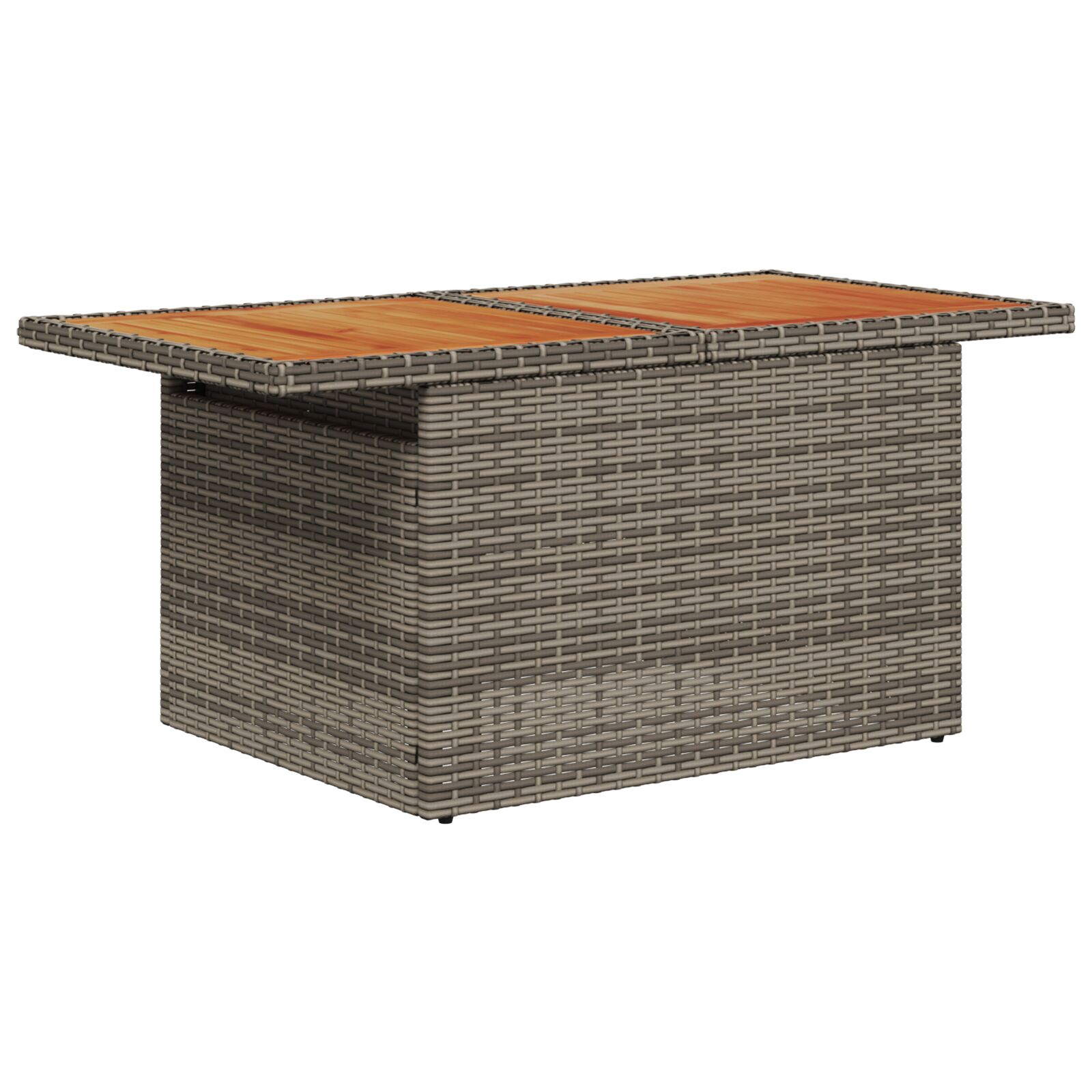 Kertibútor szett 7 részes szürke rattan 7 részes kertibútor szett