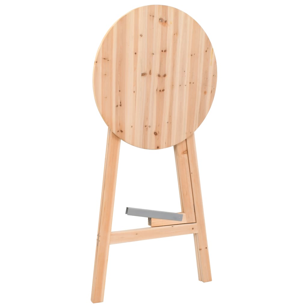 Összecsukható fenyőfa bárasztal 78 cm